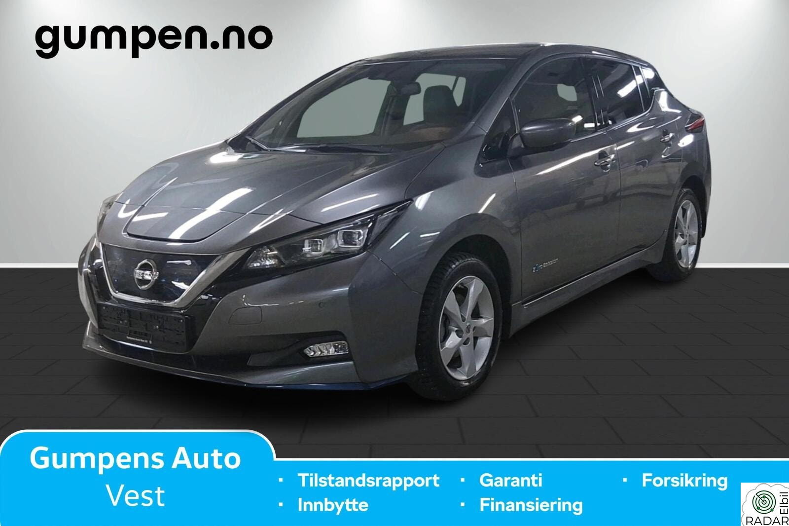 NISSAN Leaf 62kWh 62kWh e+ Tekna, toppmodell, 385km rekkevidde
