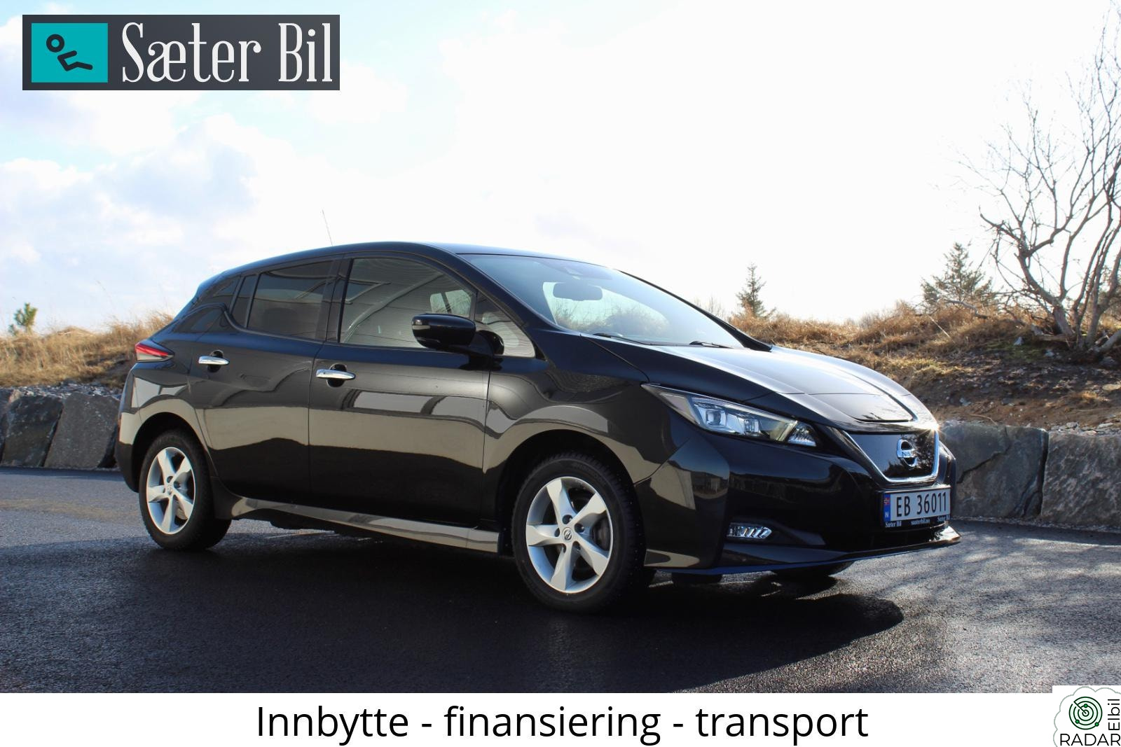 NISSAN Leaf 62kWh Tekna - ACC - Ratt varme - BOSE - Skinn - 360 kamera