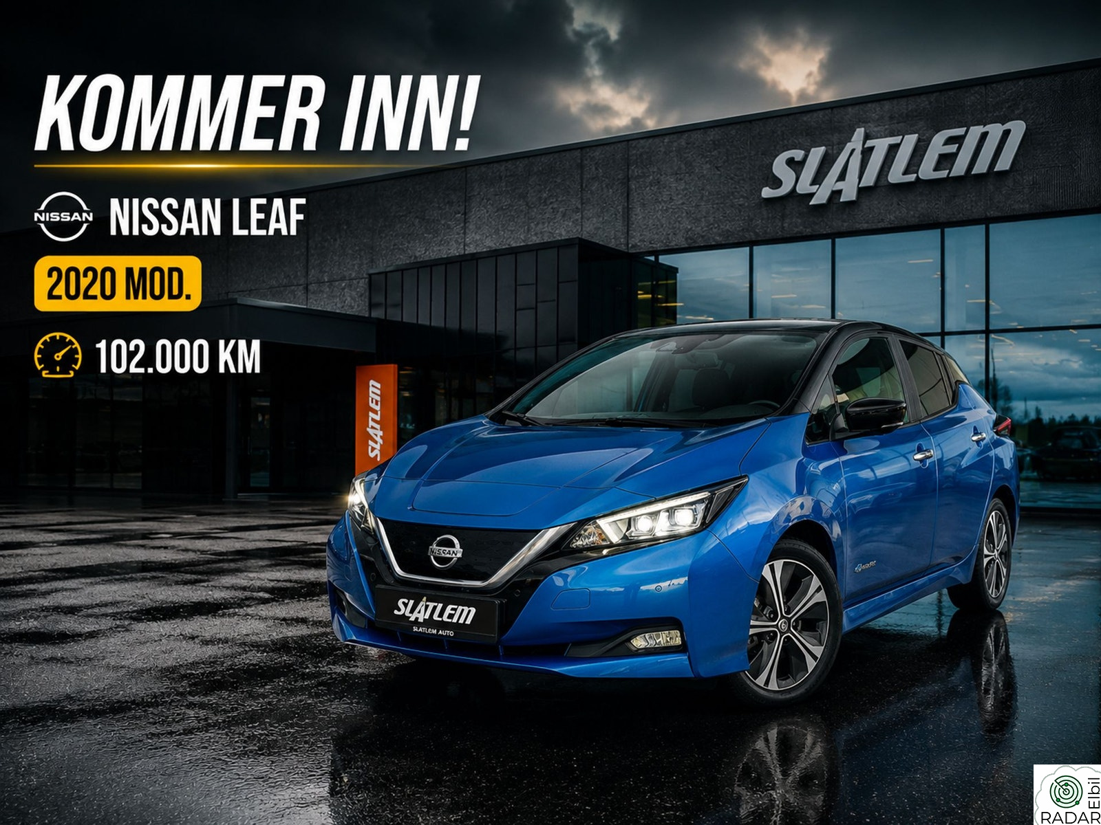 NISSAN Leaf 40kWh 40kWh N-Connecta - 360kamera - Rattvarme - Ledbar++