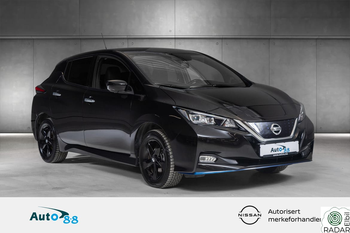 NISSAN Leaf 62kWh / 385km / VARMEPUMPE / NAVI / DAB+ / ++!