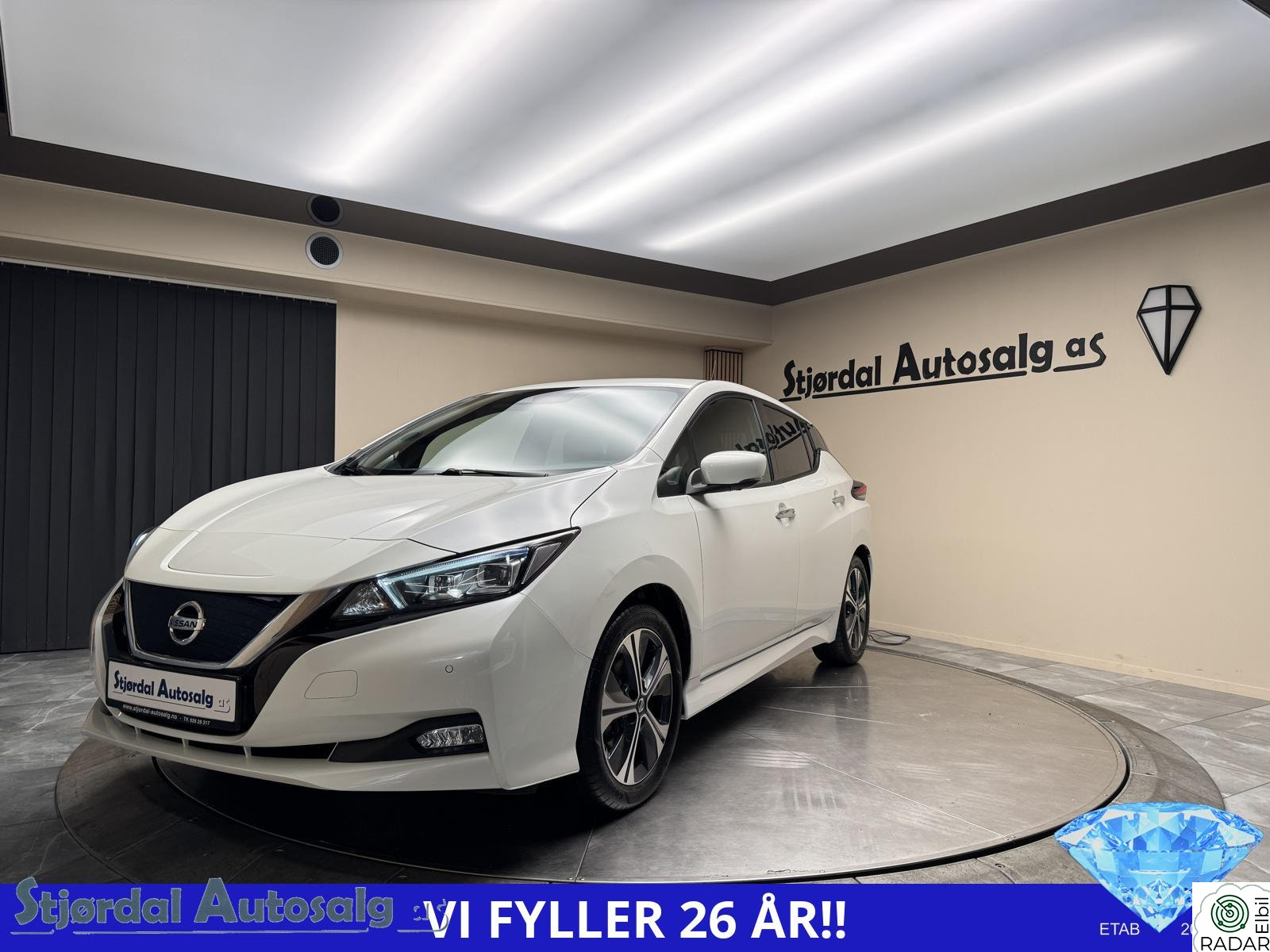 NISSAN Leaf 40kWh Tekna/BOSE/ACC/Navi/DAB/Rattvarme/360g.kame Norsk Velho