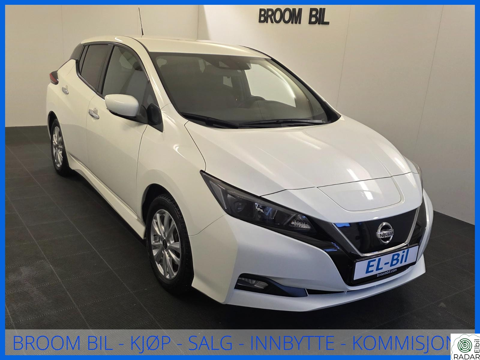 NISSAN Leaf 40kWh 40kWh 150HK 270KM WLTP/KAMERA/NAVI/NORSK/LAV KM.STAND!