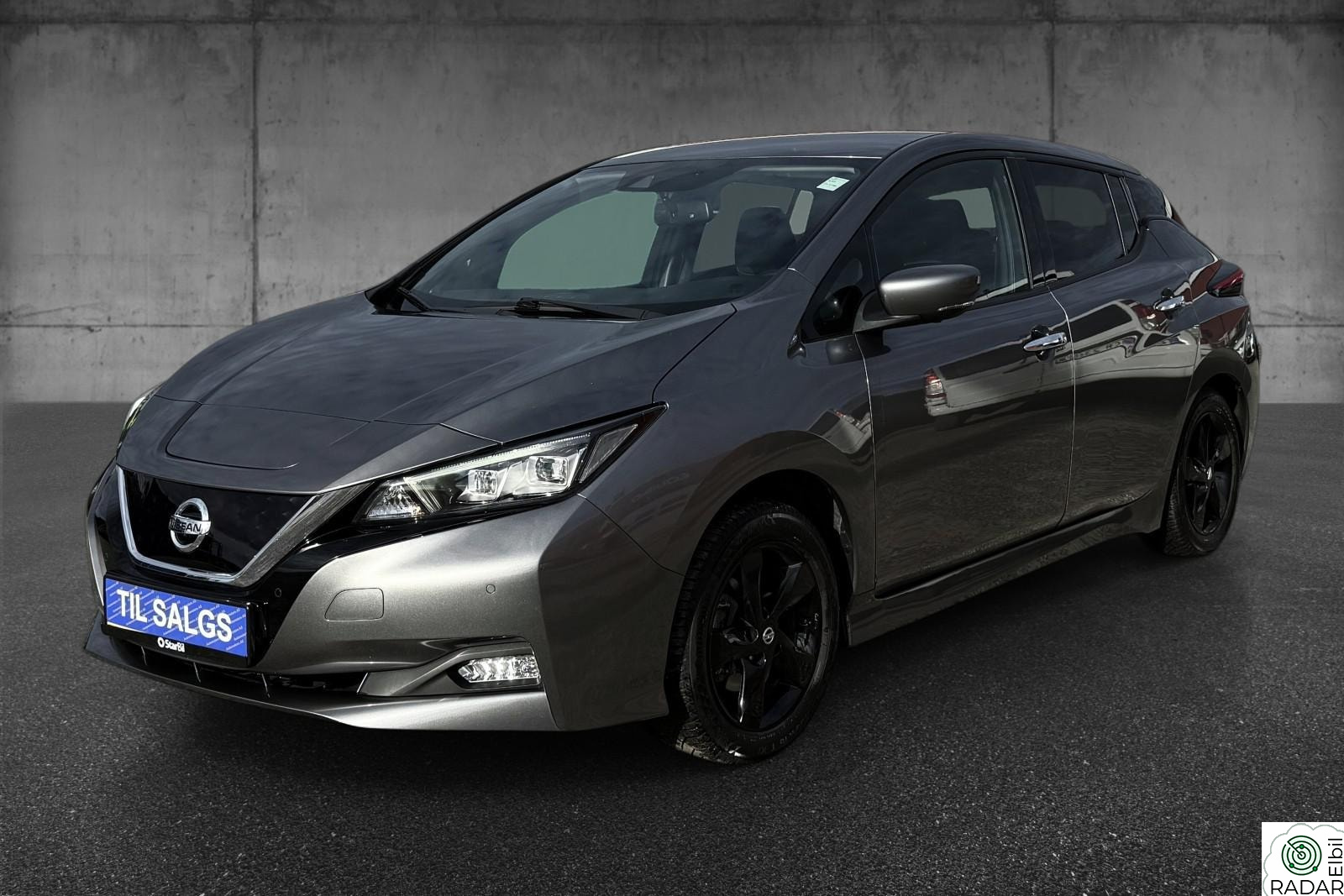 NISSAN Leaf 40kWh 360 KAMERA, SKINN, RATTVARME,V.PUMPE, KEYLESS, DAB,ACC