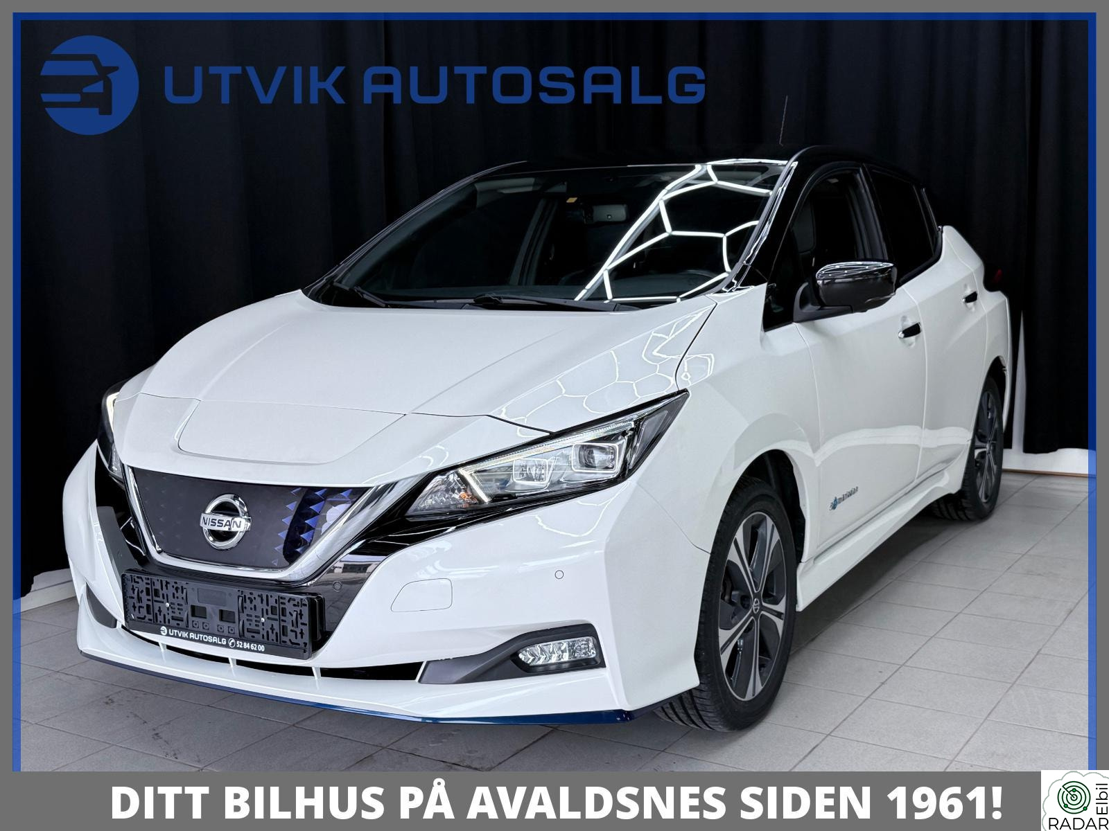 NISSAN Leaf 62kWh 62KWH 218HK TEKNA+/SKINN/360KAMERA/BOSE/ACC/VARMERATT++
