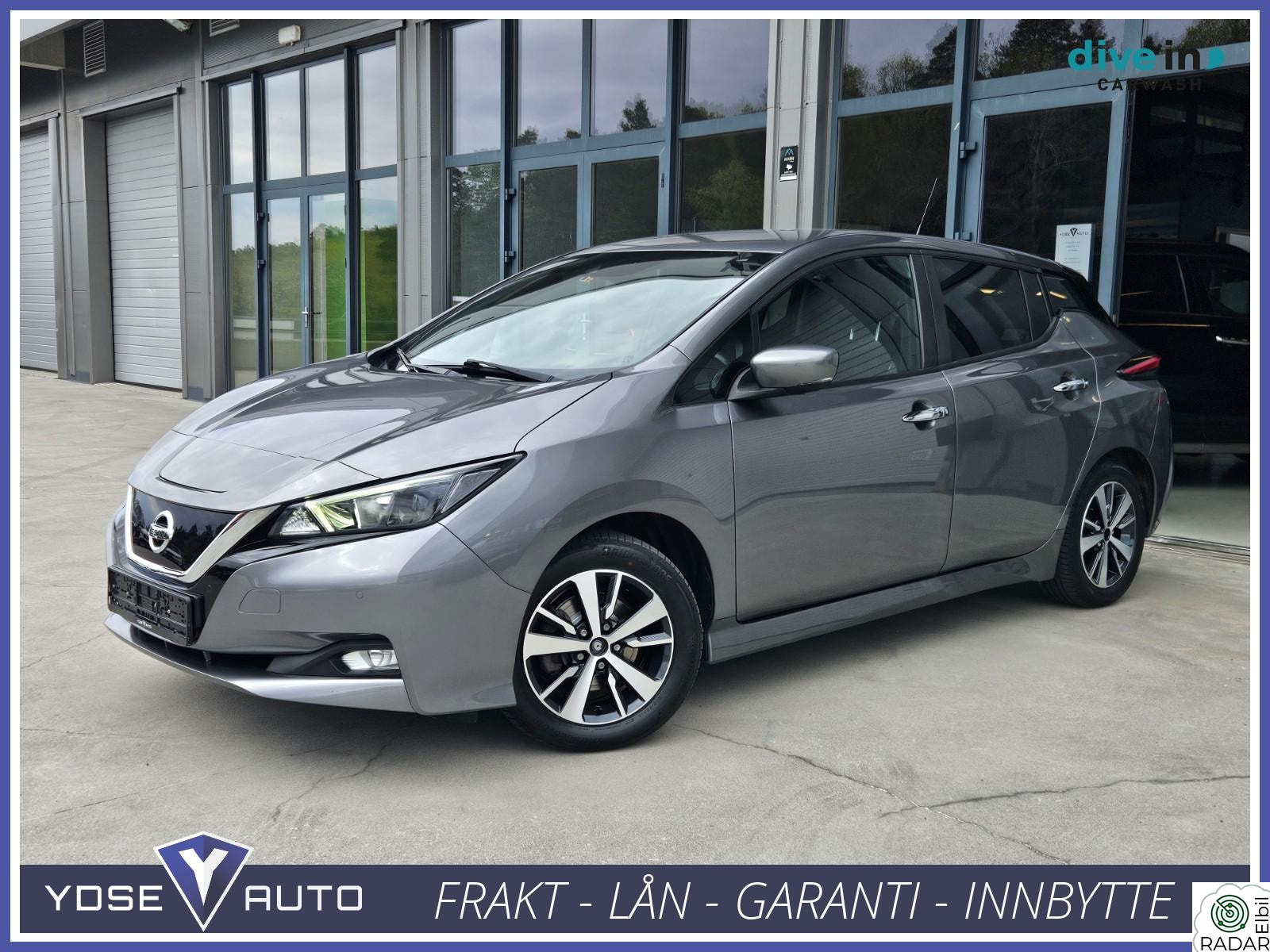 NISSAN Leaf 40kWh 40kWh Navi 360kam ACC Apple Carplay R.varme EU 5/28