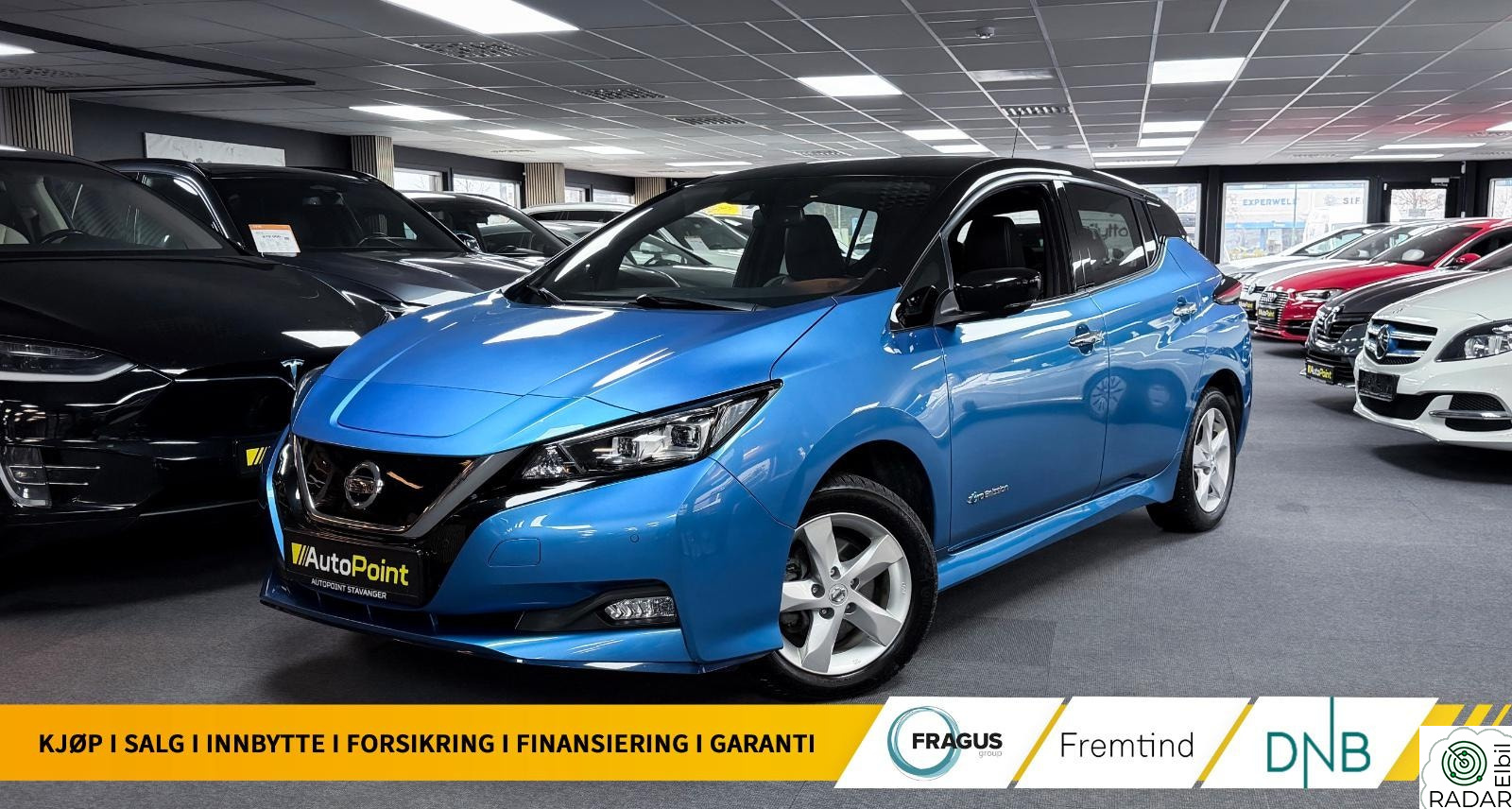 NISSAN Leaf 62kWh 62kWh/TEKNA/385WLTP/BOSE/CARPLAY/R.KAM.EU.01.2028
