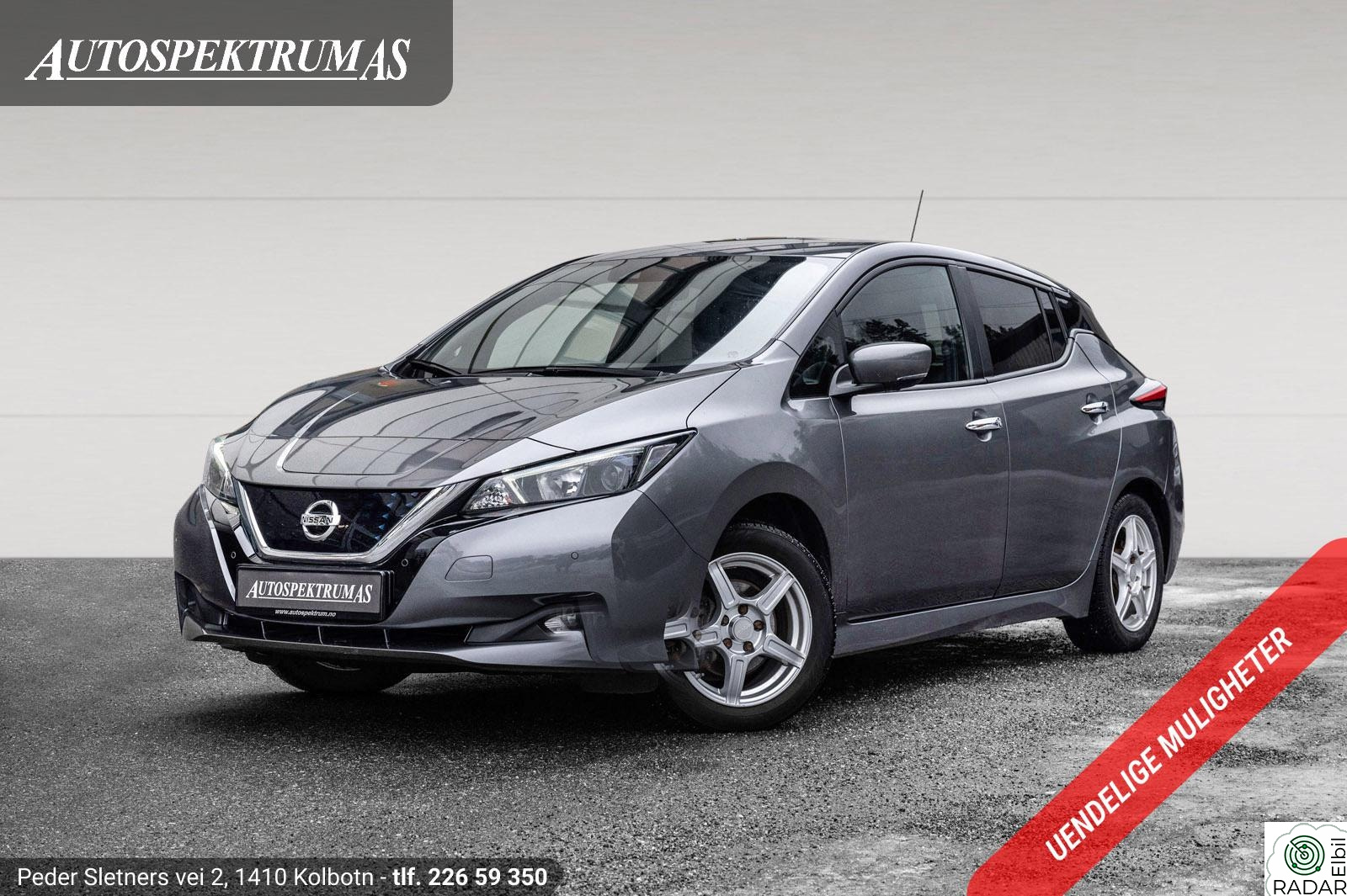 NISSAN Leaf 40kWh 40kWh ACENTA/ACC/Navigasjon/Blindsone/Norsk/1-Eier++