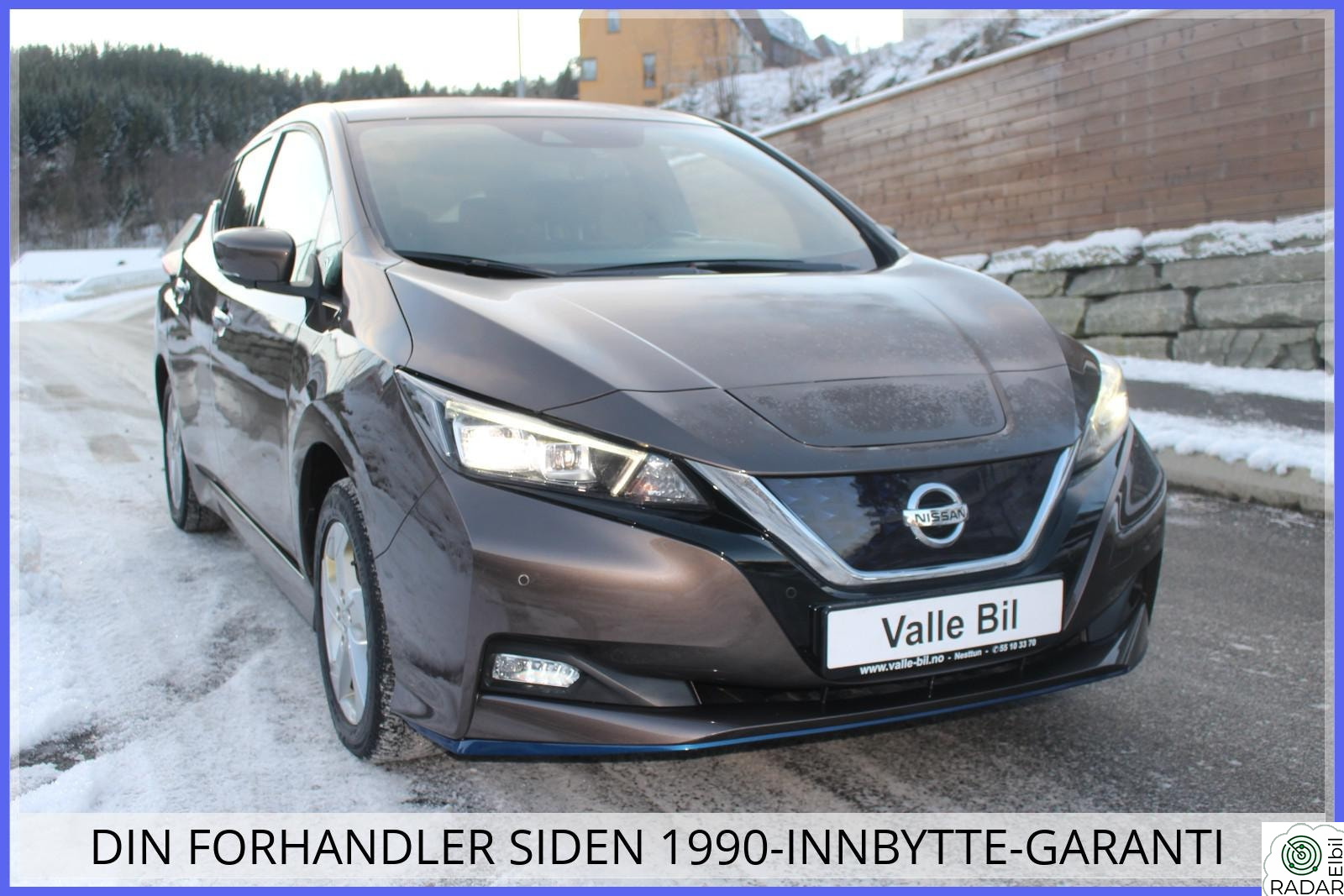 NISSAN Leaf 62kWh 62kWh/N-Connecta/360 Kamera/Navi/ACC/Delskinn/GARANTI