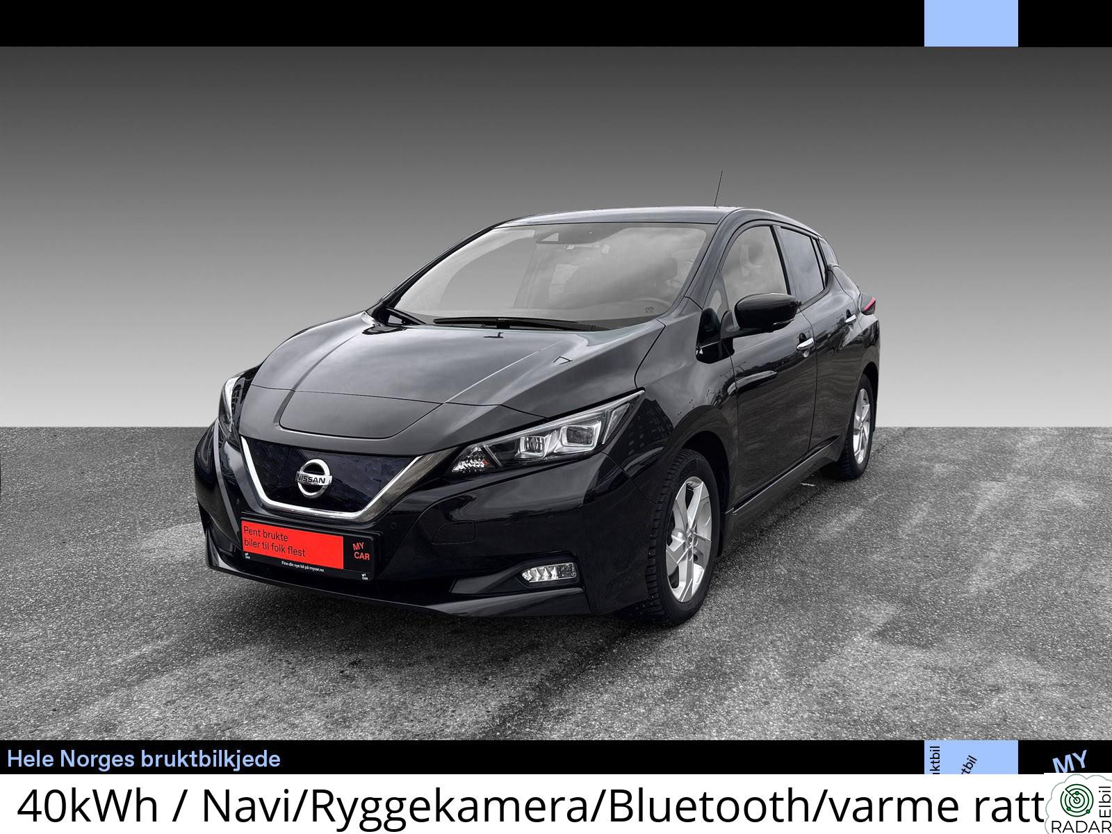 NISSAN Leaf 40kWh 40kWh / Navi/Ryggekamera/Bluetooth/varme ratt+++