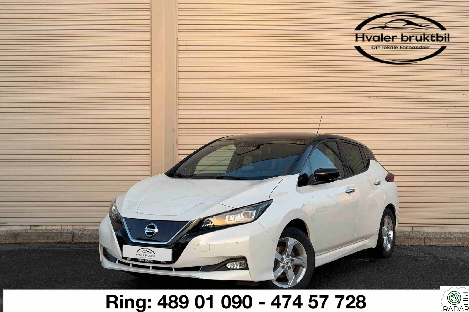 NISSAN Leaf 40kWh Garanti-40KWh-Navi-Bluetooth-Ryggekamera-Klima-Isofix
