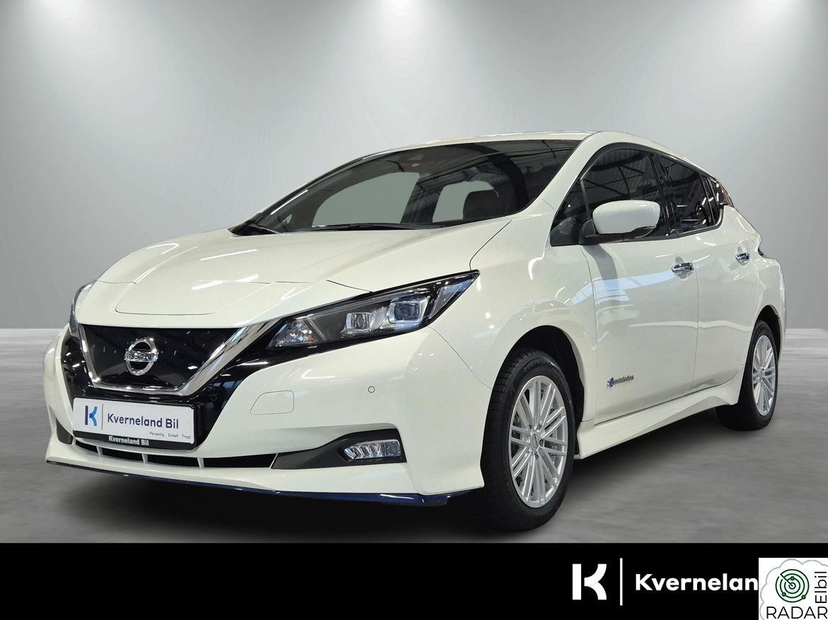 NISSAN Leaf 62kWh Topputstyrt/Ny service/Bose/Skinn/ACC/L-klar