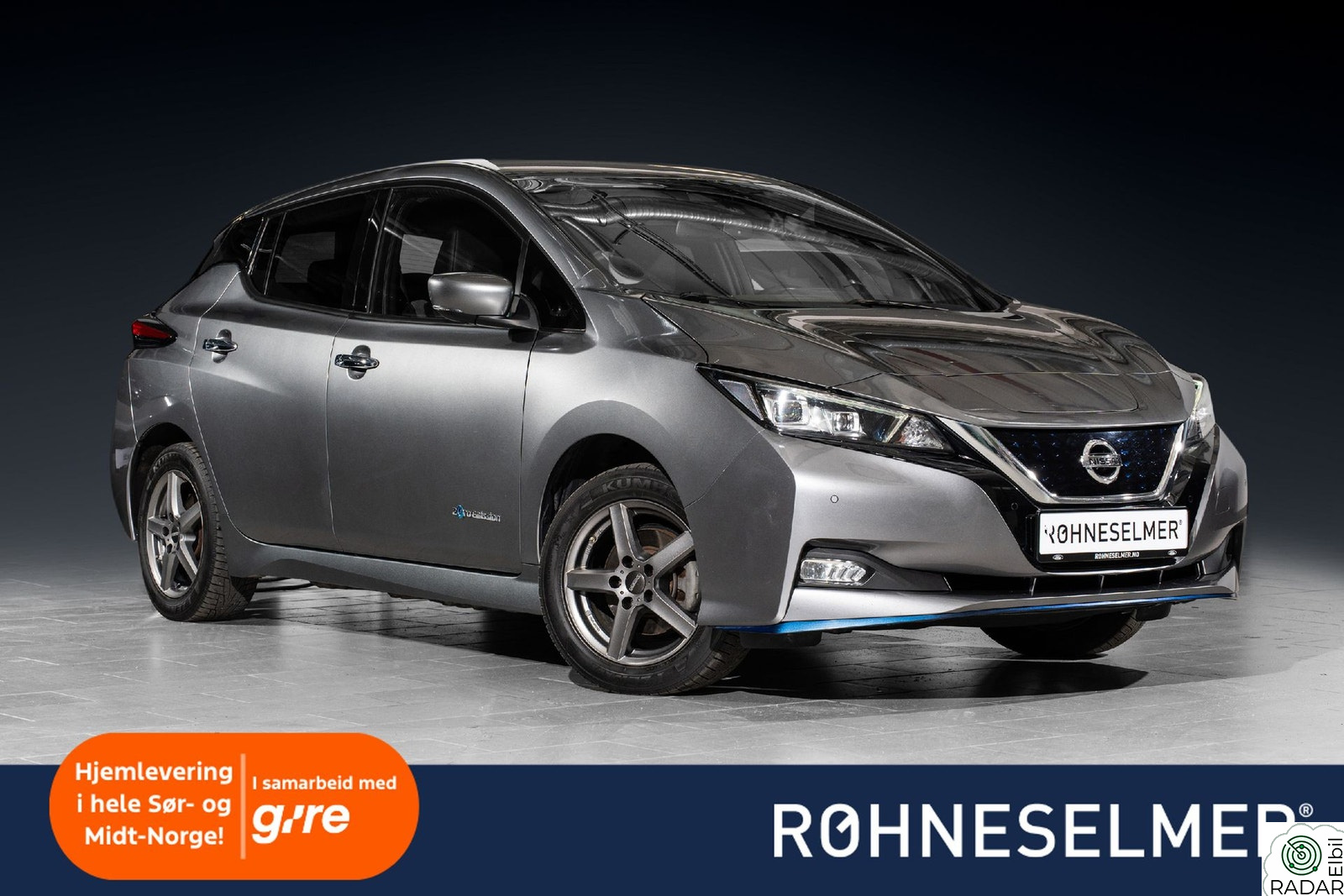 NISSAN Leaf 62kWh 62kWt Tekna|Forvarming|Bose|Skinn|360Kam|App|RattVarme+