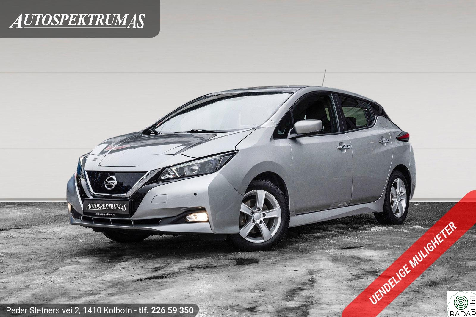 NISSAN Leaf 40kWh 40kWh ACENTA/ACC/Navigasjon/Blindsone/Norsk/1-Eier++