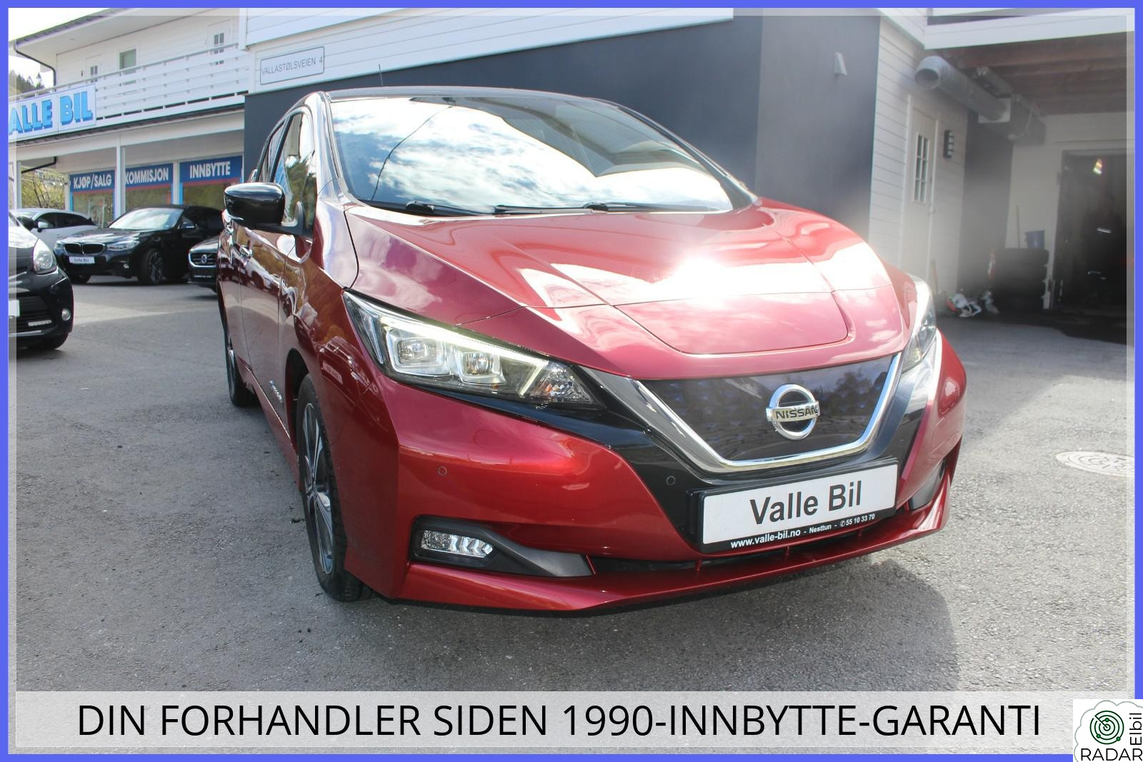 NISSAN Leaf 40kWh 40kWh/ACC/LED/NAVI/KAMERA/SKINN/XENON/1 Års Garanti