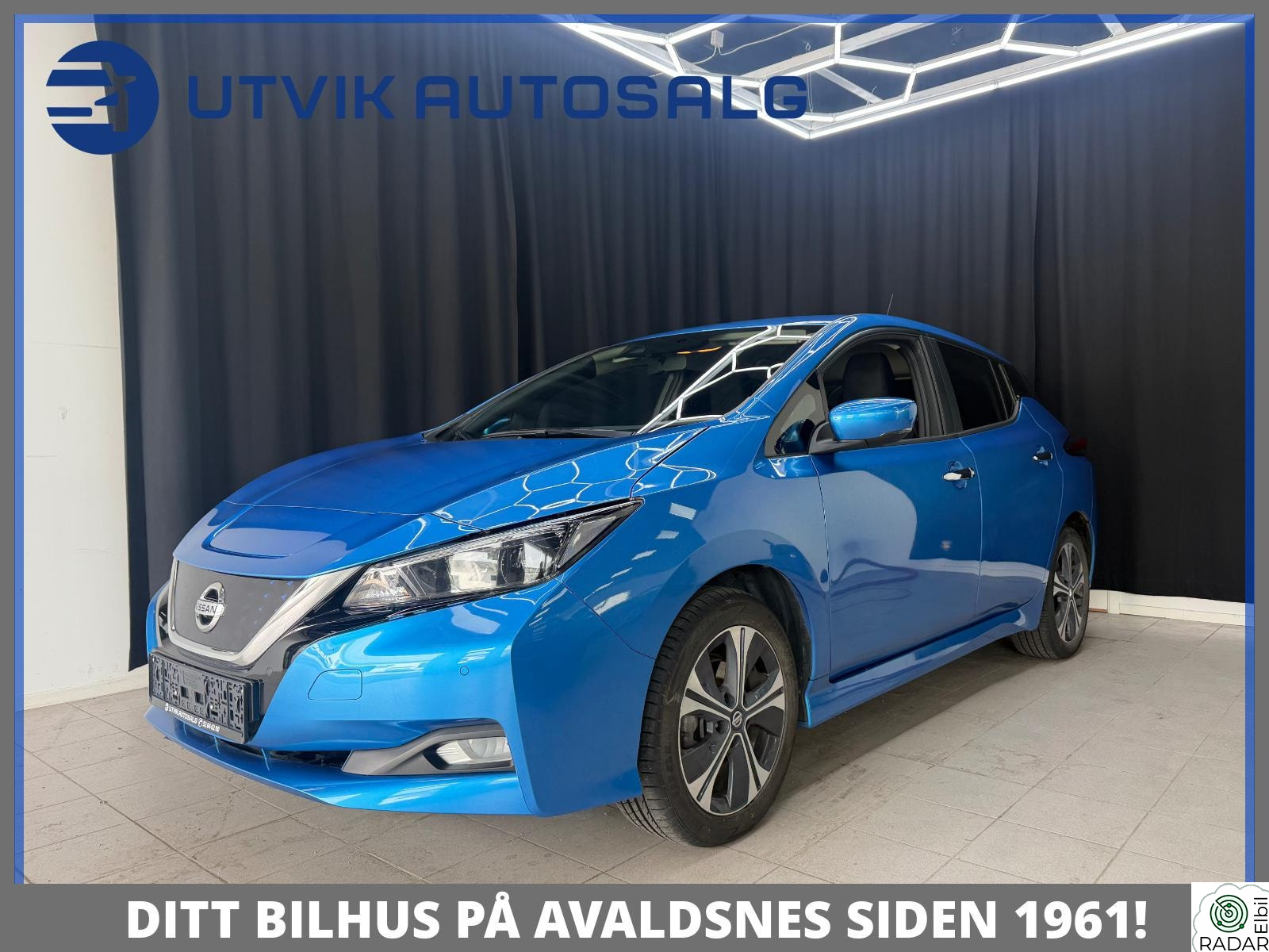 NISSAN Leaf 62kWh 62kWh 385KM WLTP/NAVIGASJON/360KAMERA/VARMERATT/ACC++