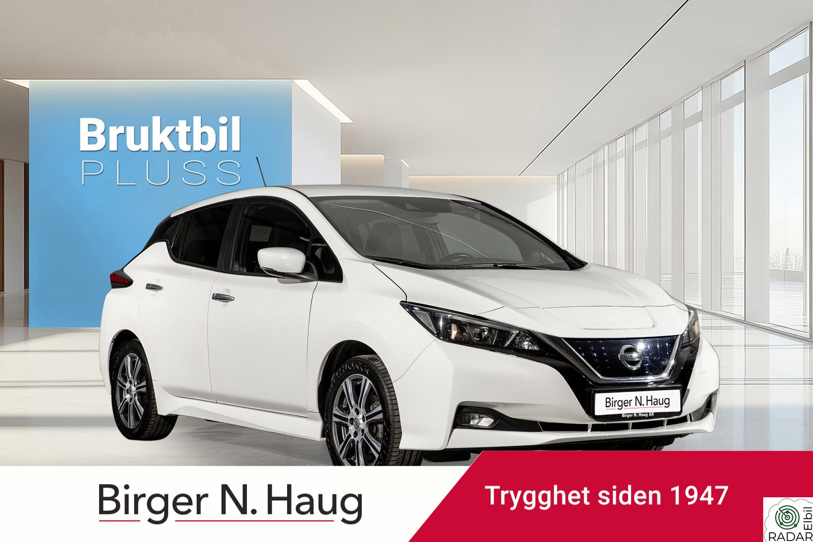 NISSAN LEAF 62kWh 62kWh e+ Accenta 385km / Ryggekamera / Rattvarme /