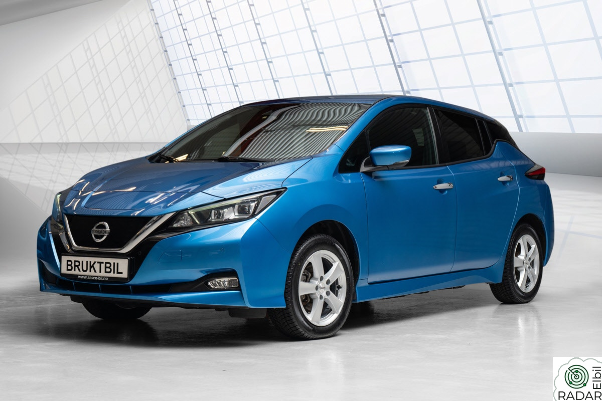 NISSAN Leaf 62kWh 62kWh e+ N-Connecta Pent holdt bil med sykkelfeste