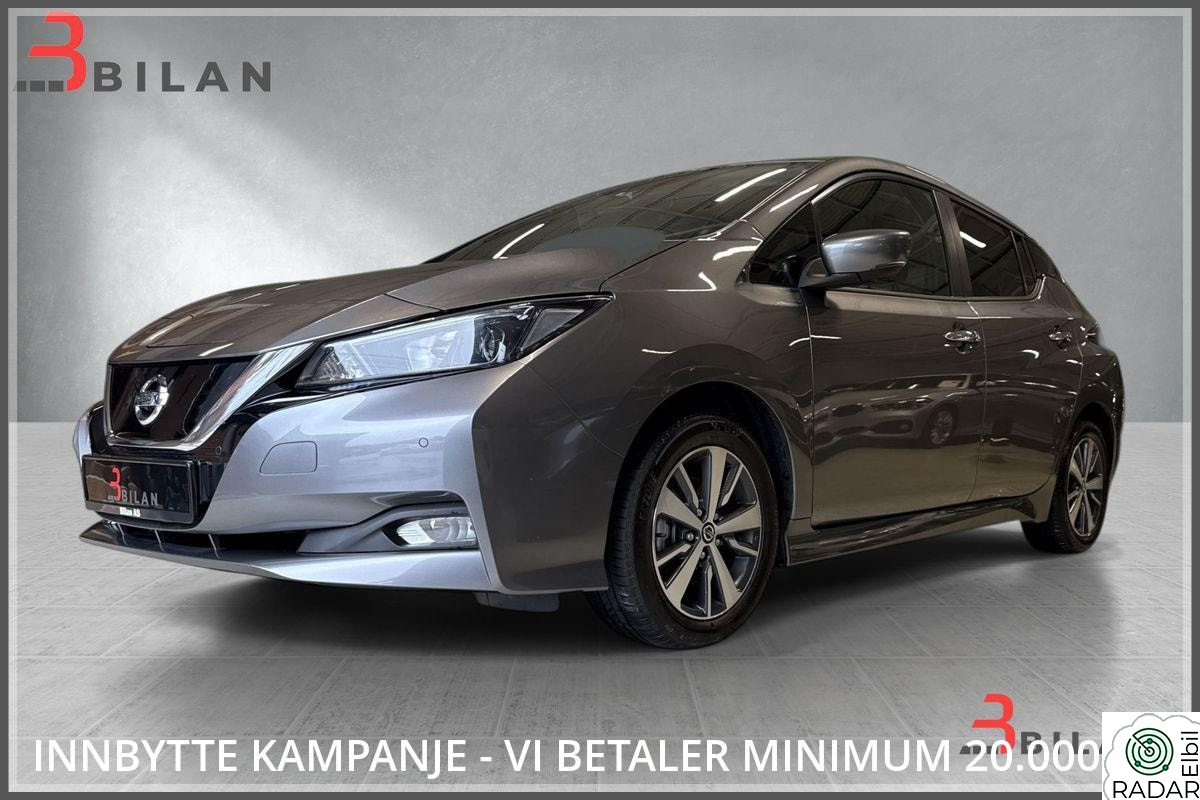 NISSAN Leaf 40kWh 40kWh 150HK/Automat/ACC/360/R.Kamera/DAB/Rattvarmer++