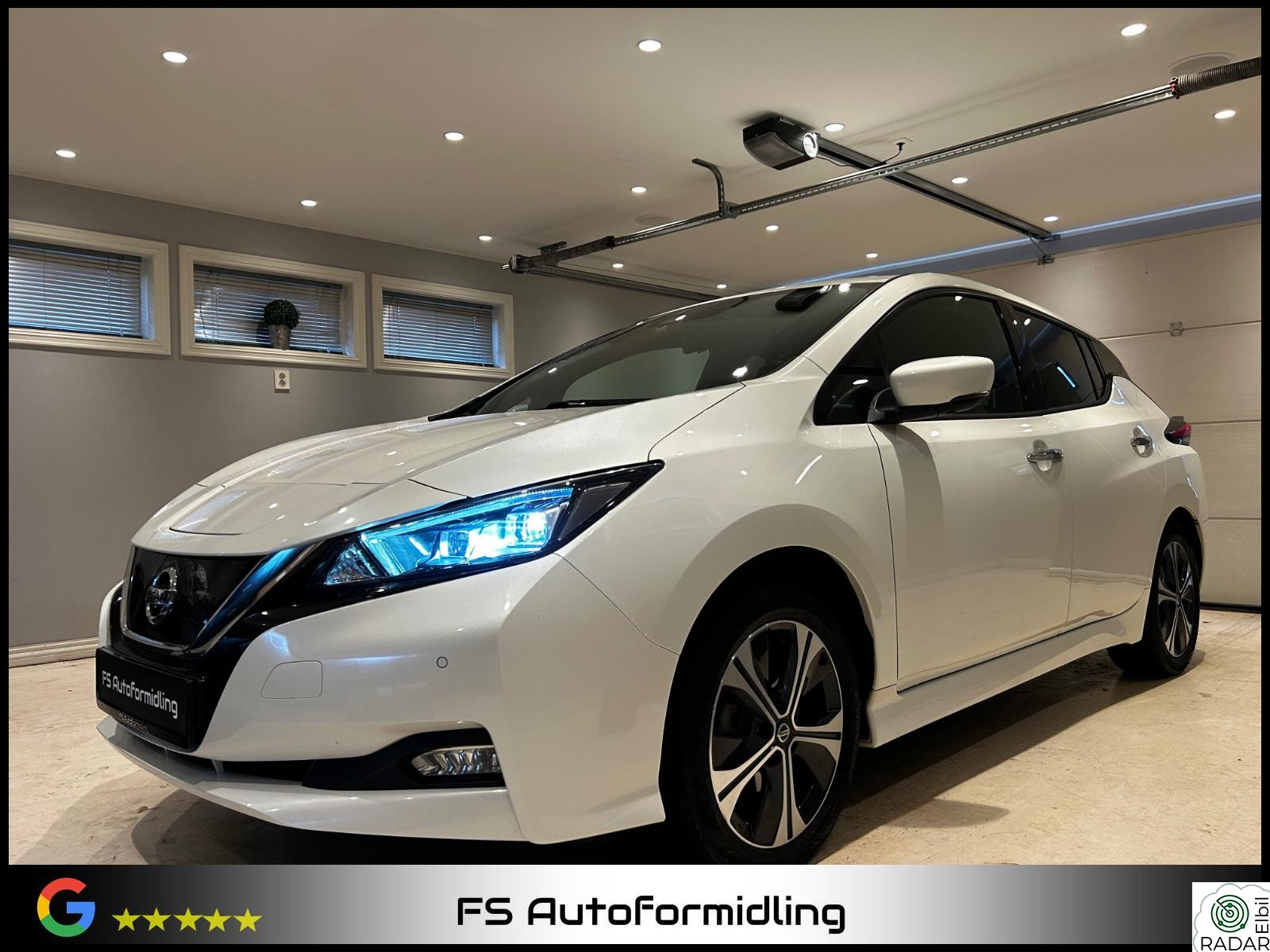 NISSAN Leaf 62kWh Tekna/62kwh/R.kam/Cruise/2 hjulsett/Dig.bakspeil++