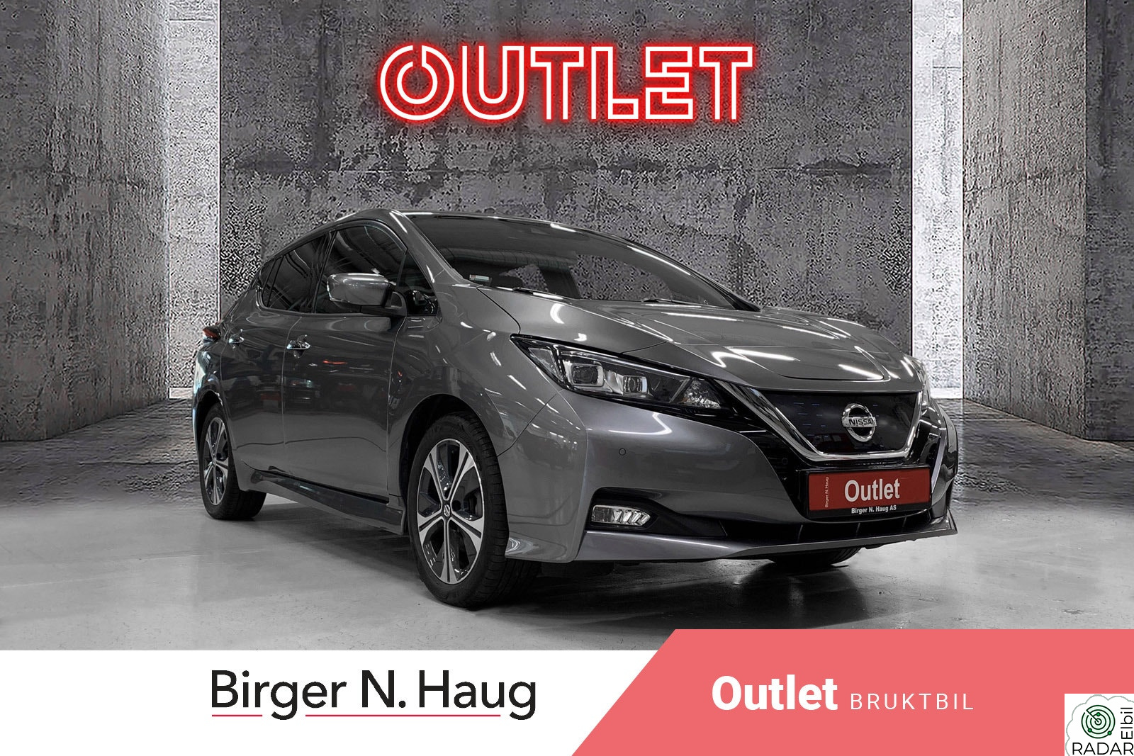 NISSAN Leaf 40kWh 40kWh N-Connecta Lav KM! 360Kam Acc BLIS CarPlay++