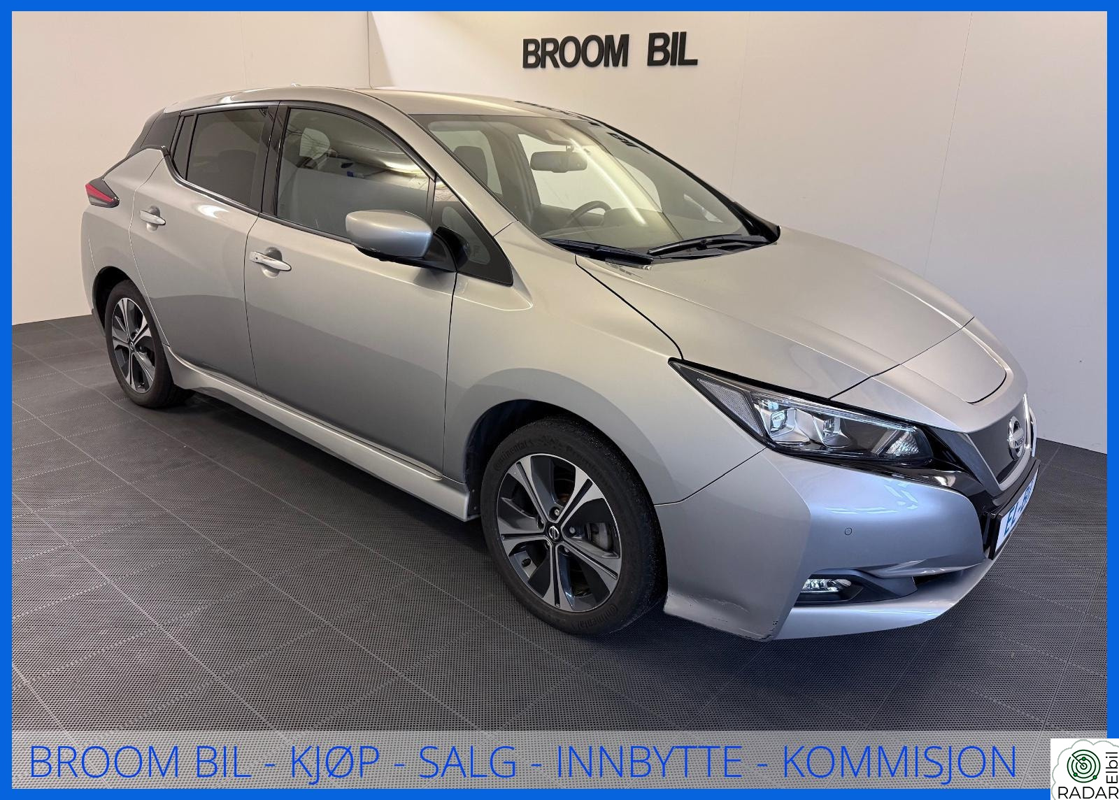 NISSAN Leaf 62kWh 62kWh 218HK 385KM WLTP/ACC/KAMERA/NAVIGASJON/EU 08-2027