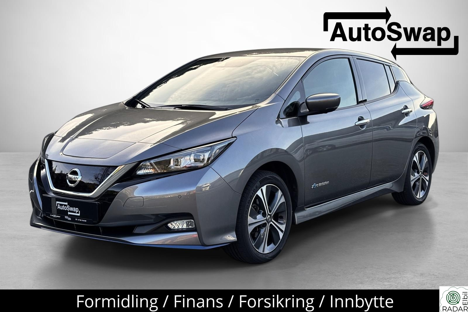 NISSAN LEAF 62kWh 62kWh 385km WLTP/NConnecta/Norsk/Kamera/Navi/Keyles/S+V