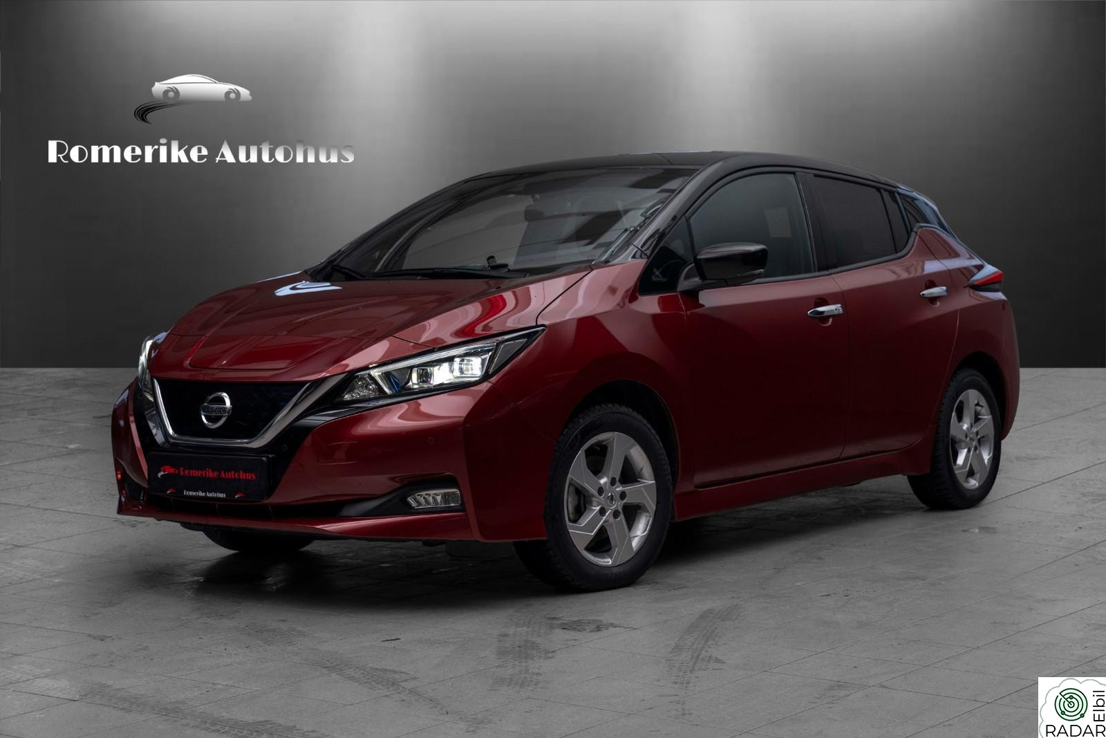 NISSAN Leaf 62kWh 62kWh N-CONN+ 218HK // Skinn, 360kam, ACC, Rattvarm+++