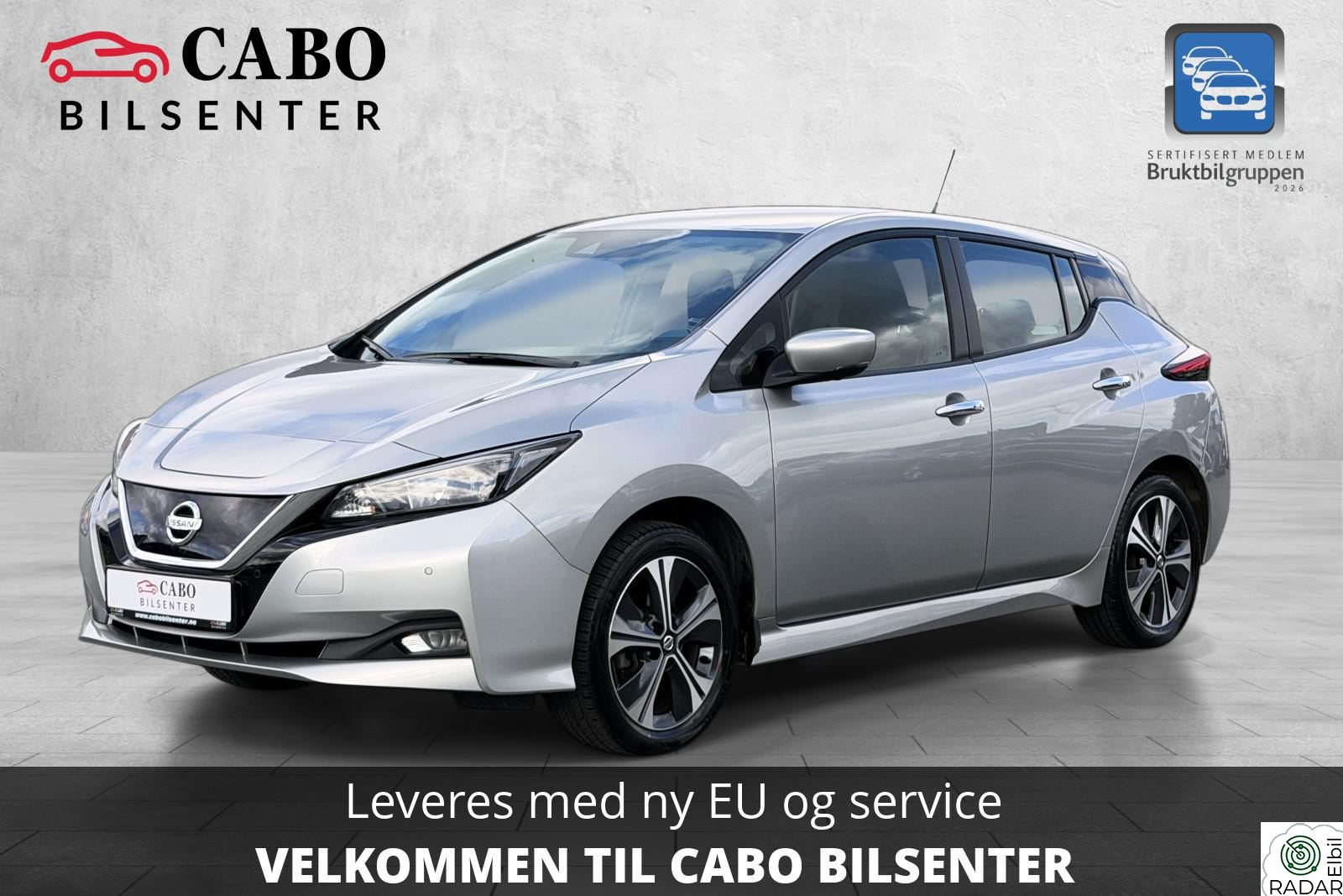 NISSAN LEAF 62kWh 12 MND GARANTI | 385KM WLTP | RYGGEKAMERA | ACC