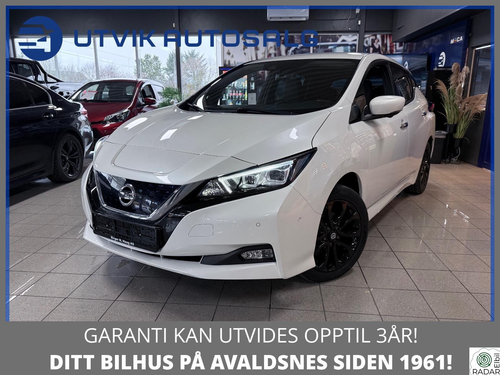 NISSAN Leaf 62kWh 62KWH 218HK TEKNA+/SKINN/360KAMERA/BOSE/ACC/VARMERATT++