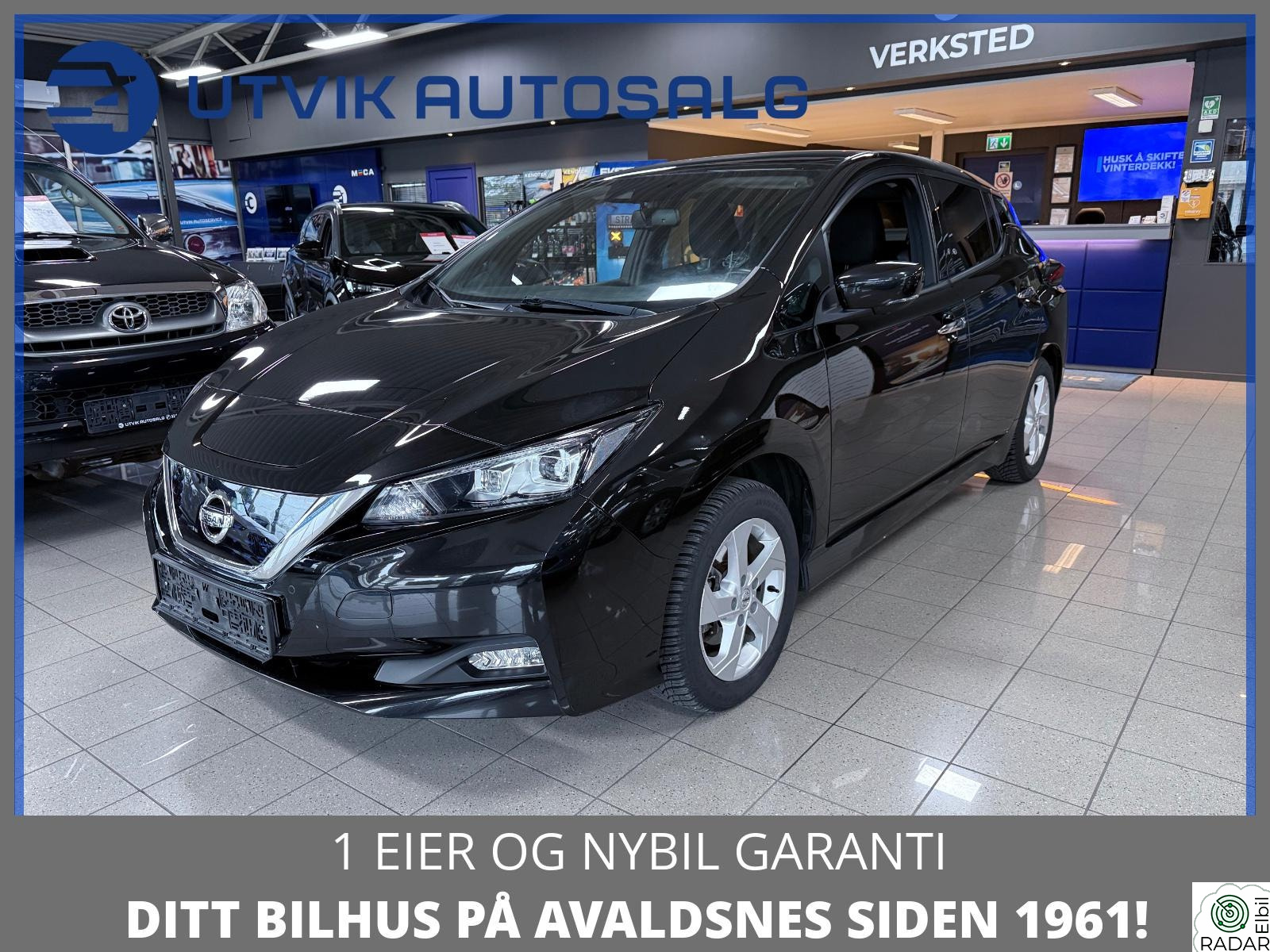 NISSAN LEAF 62kWh E+ 62KWH N-CONNECTA/360KAMERA/ACC/VARME RATT/NAVI++