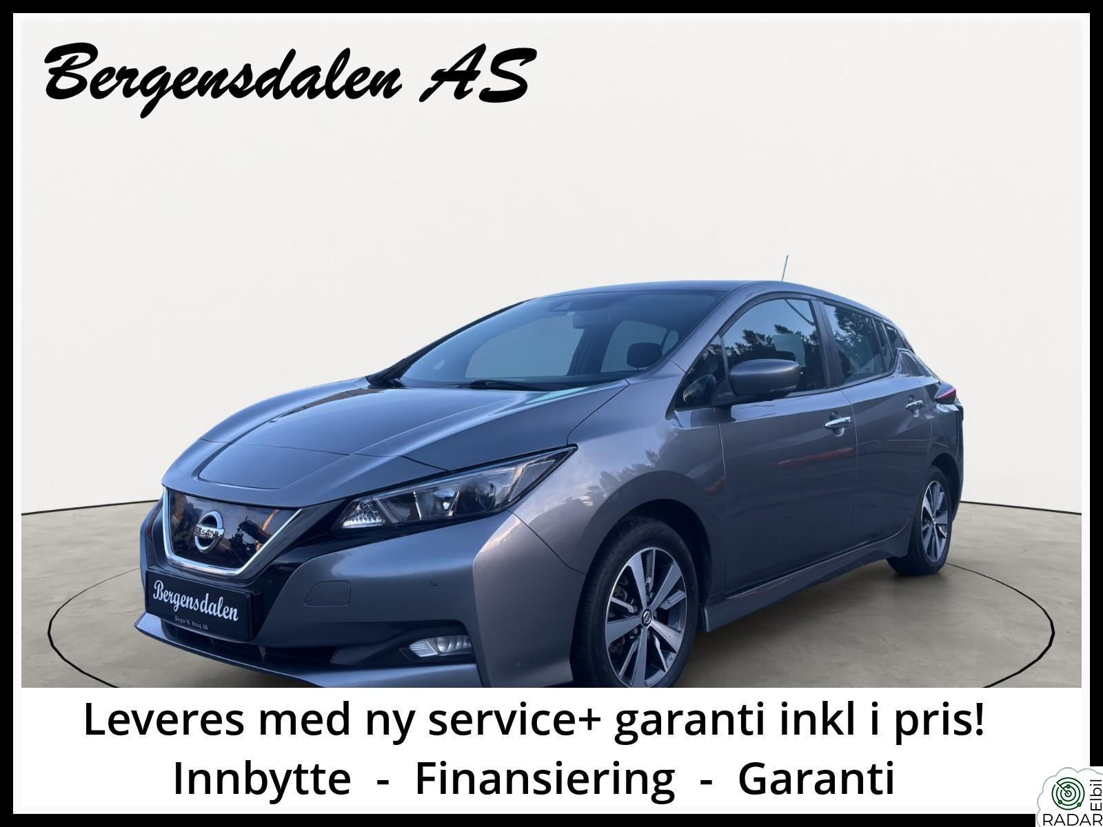 NISSAN LEAF 40kWh 360kamera, P-sensorer, Keyless, Navi, e-pedal, Garanti!