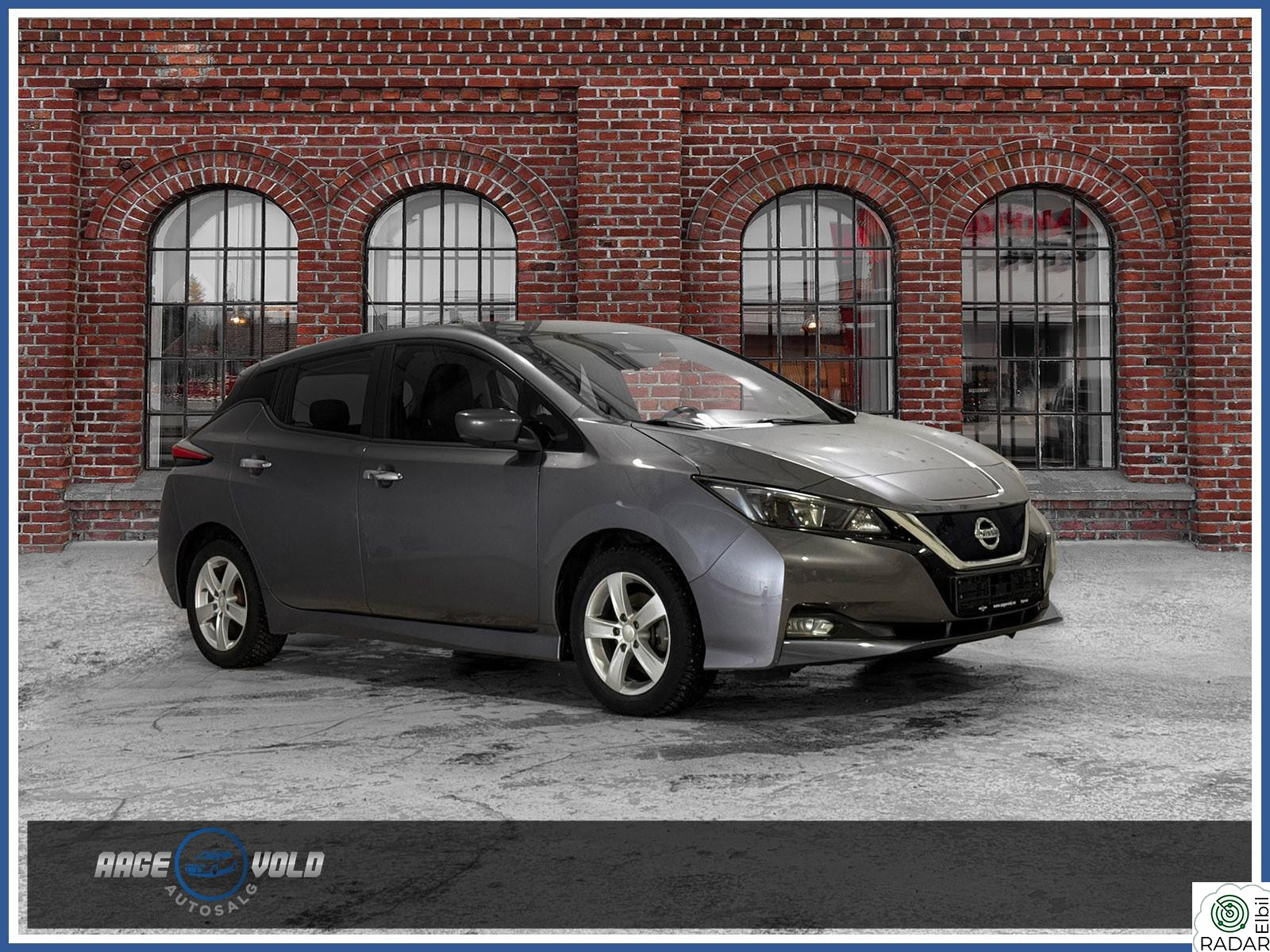 NISSAN LEAF 40kWh 40kw Varmepumpe Norsk 360-kamera Nybilgaranti