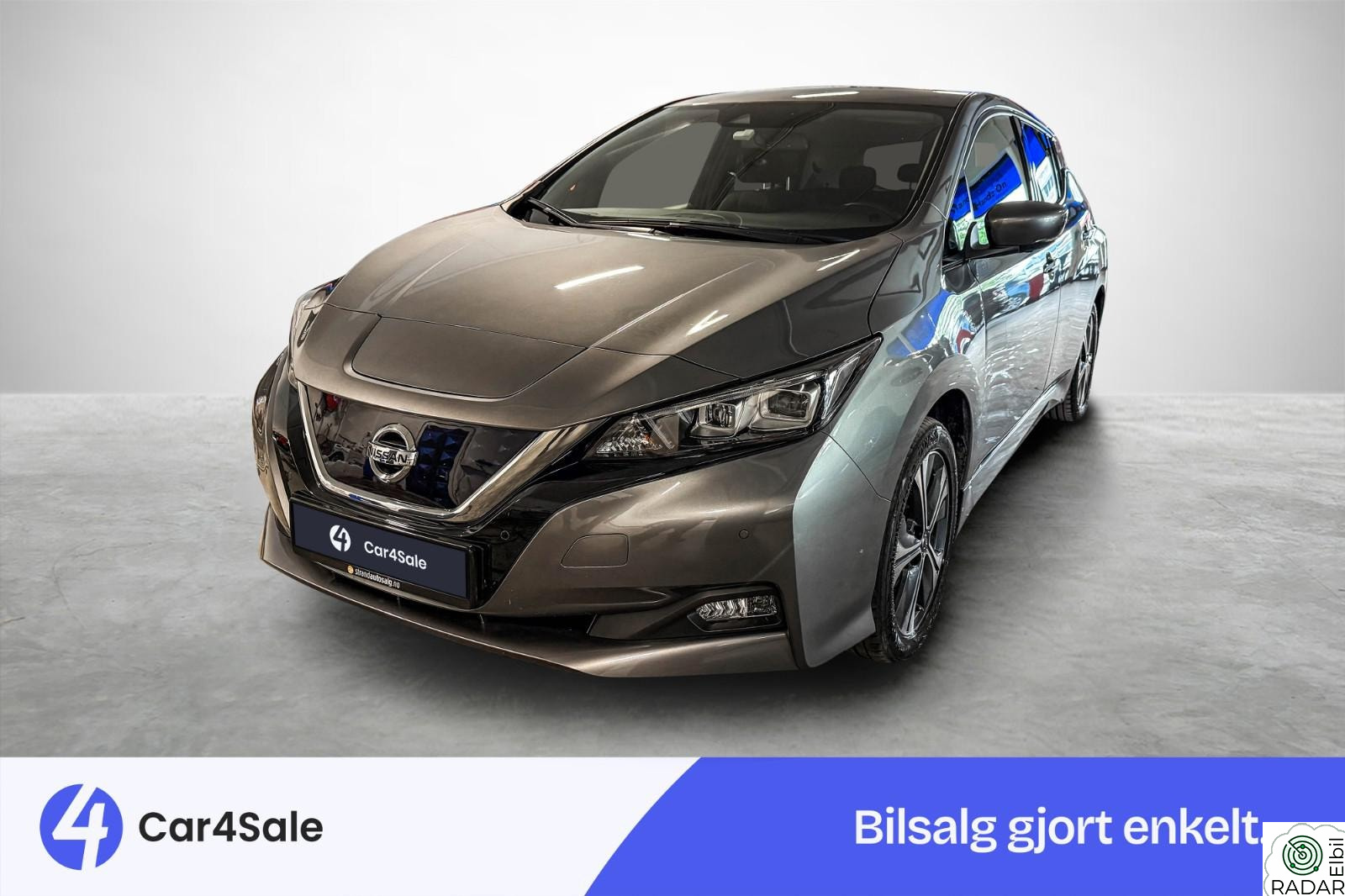 NISSAN LEAF 62kWh 62kwh 385km / Garanti / EU27 / Norsk / 360kam/ ACC/ S+V