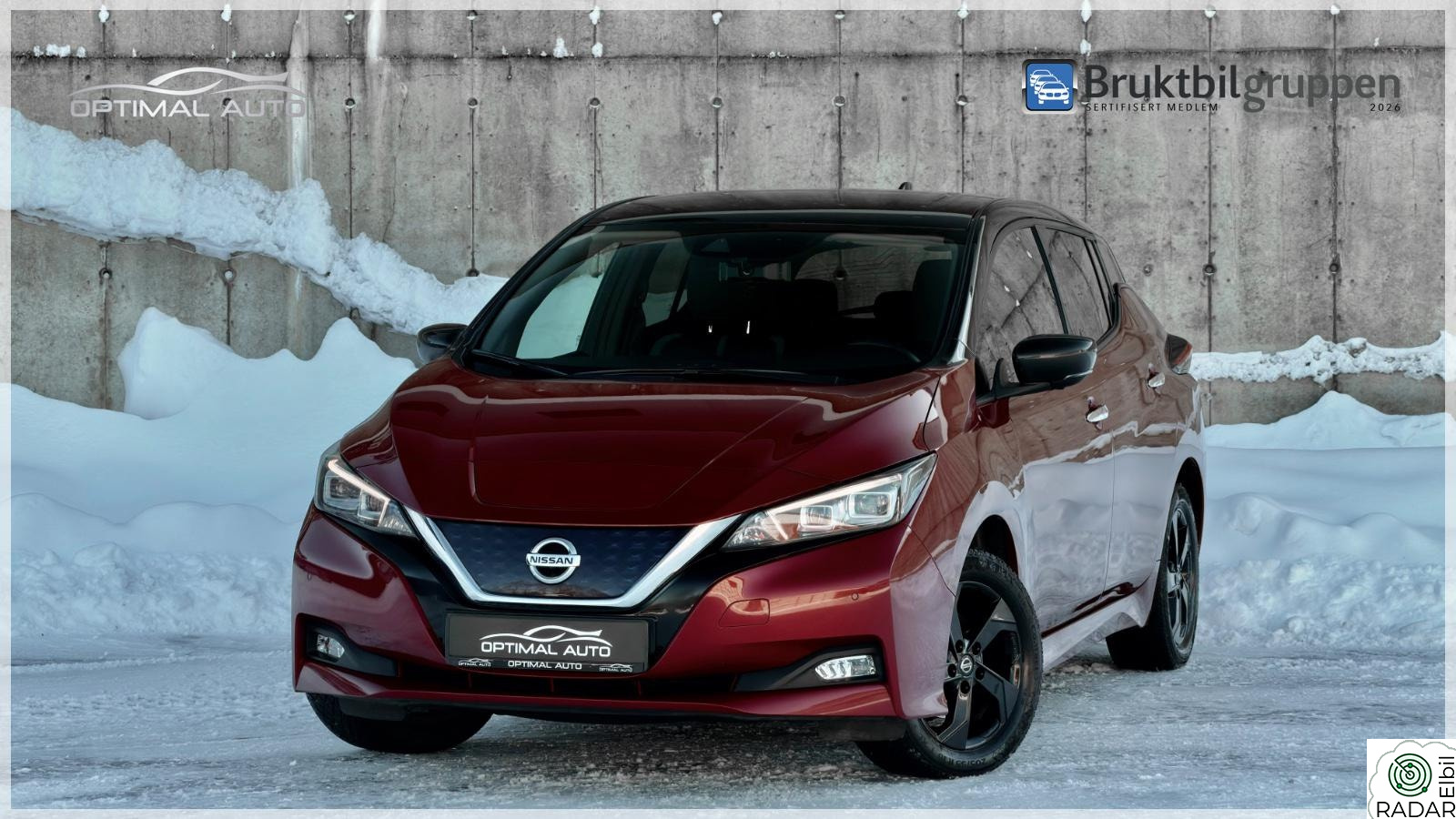 NISSAN LEAF 62kWh 62kWh Tekna/ACC/Skinn/360-kam/Navi/Bose/EU2027/++