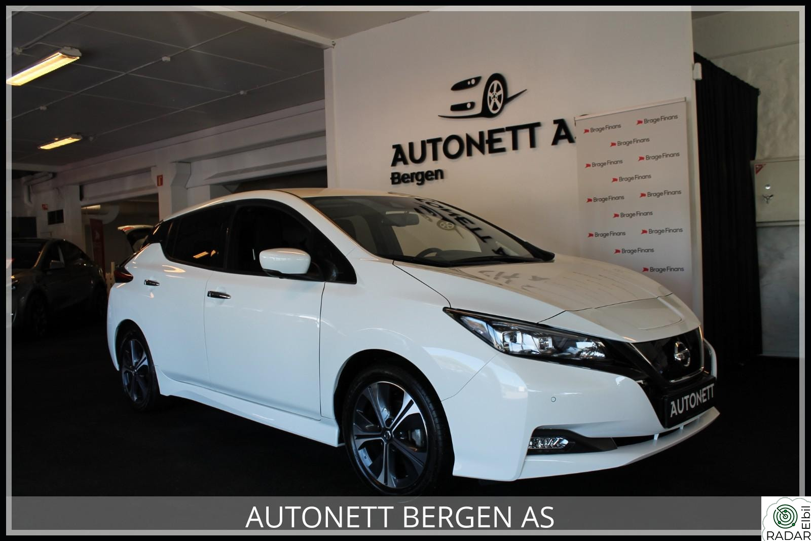 NISSAN Leaf 40kWh N-CONNECTA,V-PUMPE,360KAM,DAB+,2 SETT HJUL,KUN16.000KM!