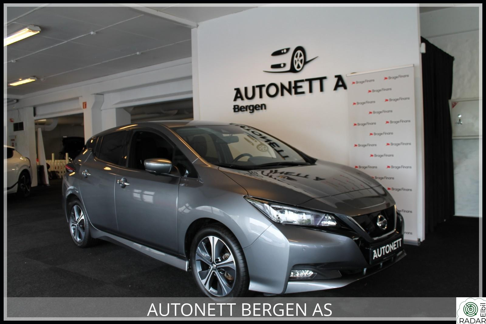 NISSAN Leaf 40kWh N-CONNECTA,VARMEPUMPE,360KAMERA.DAB+,2 SETT HJUL+++