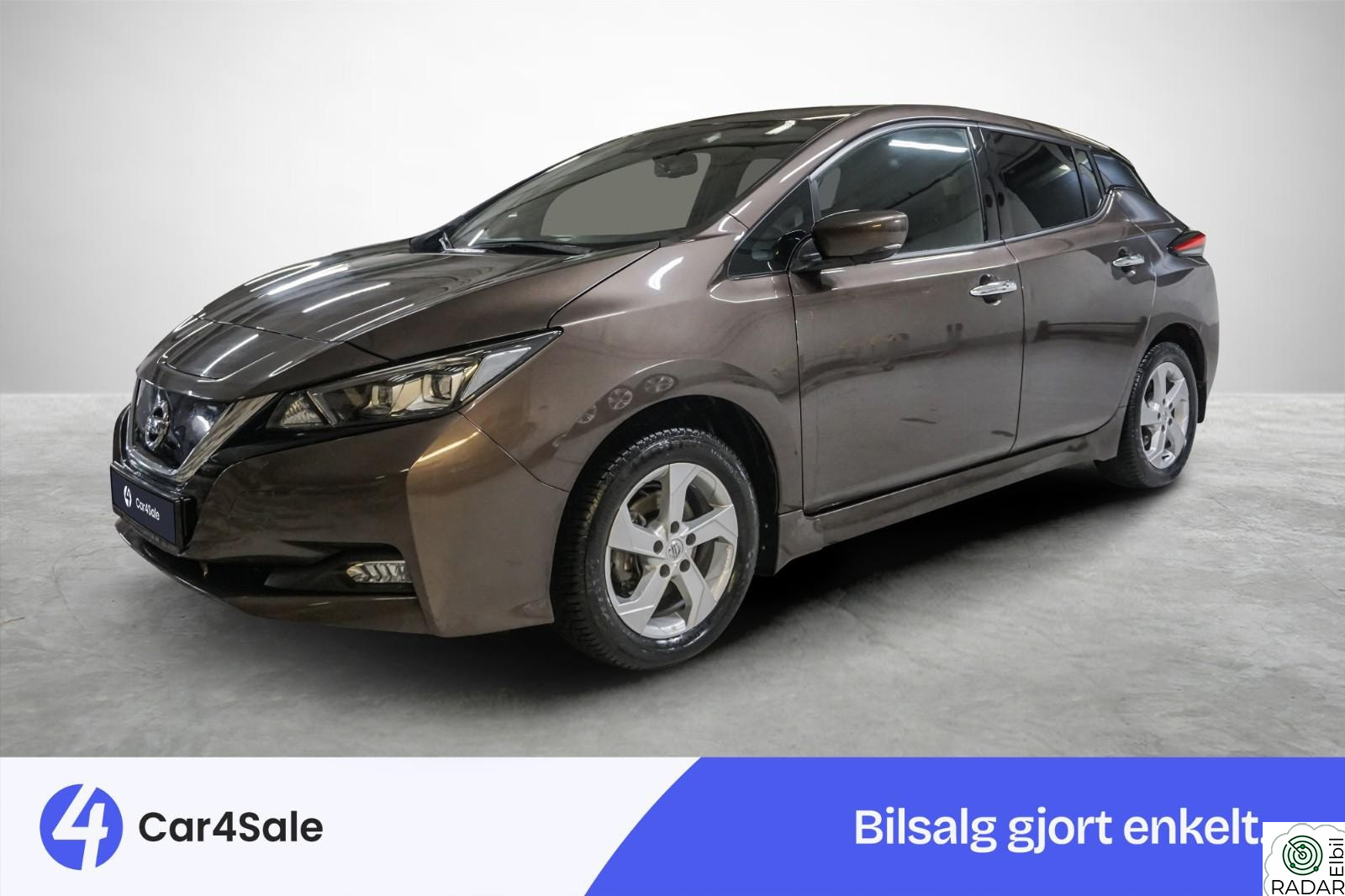 NISSAN LEAF 62kWh 62kwh 385km / ACC / 360kam / Garanti / S+V/ Hengerfeste