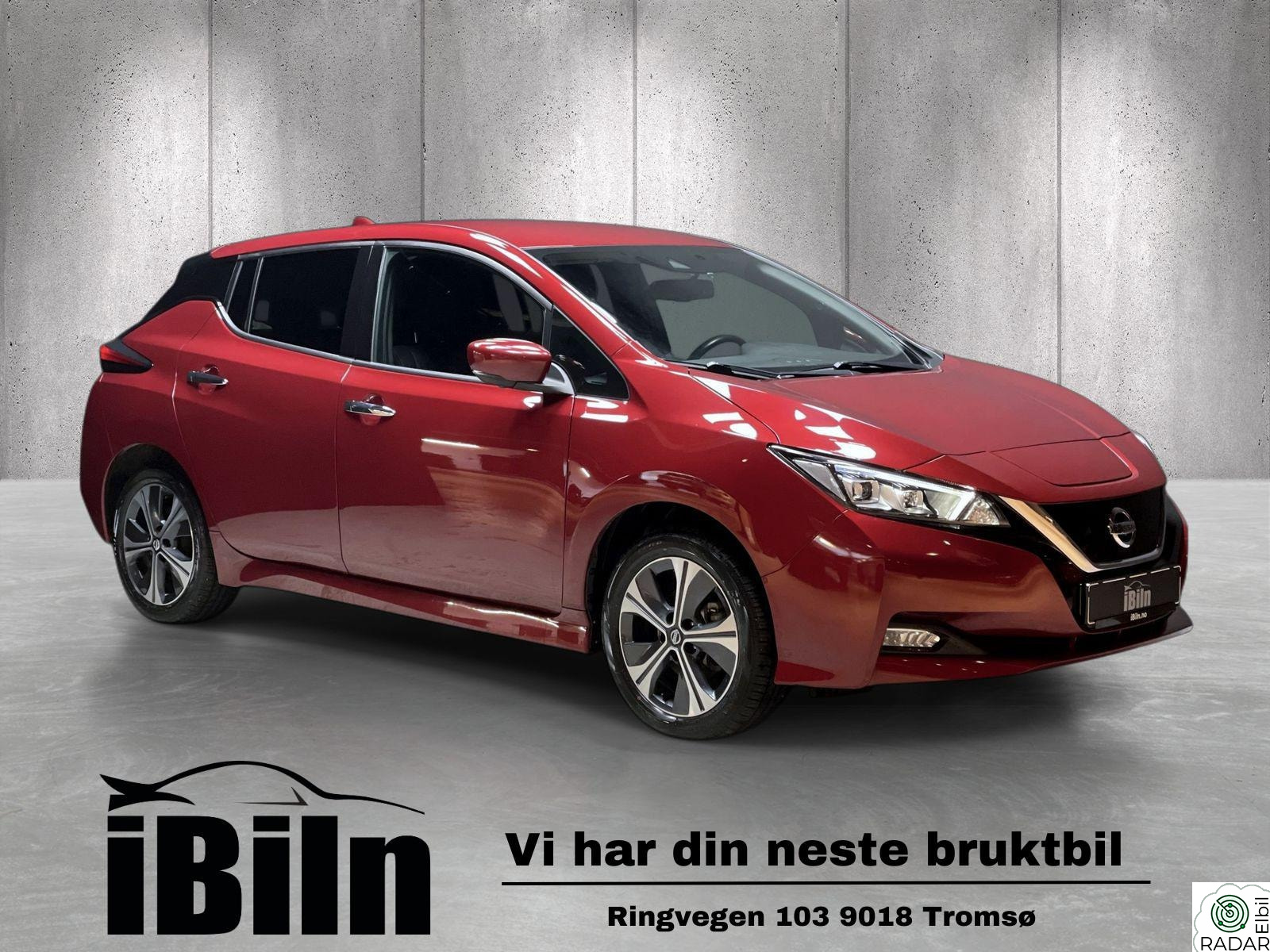 NISSAN LEAF 62kWh 62kWh 385 km, N-Connecta, Norsk bil, Piggdekk,Rattvarme