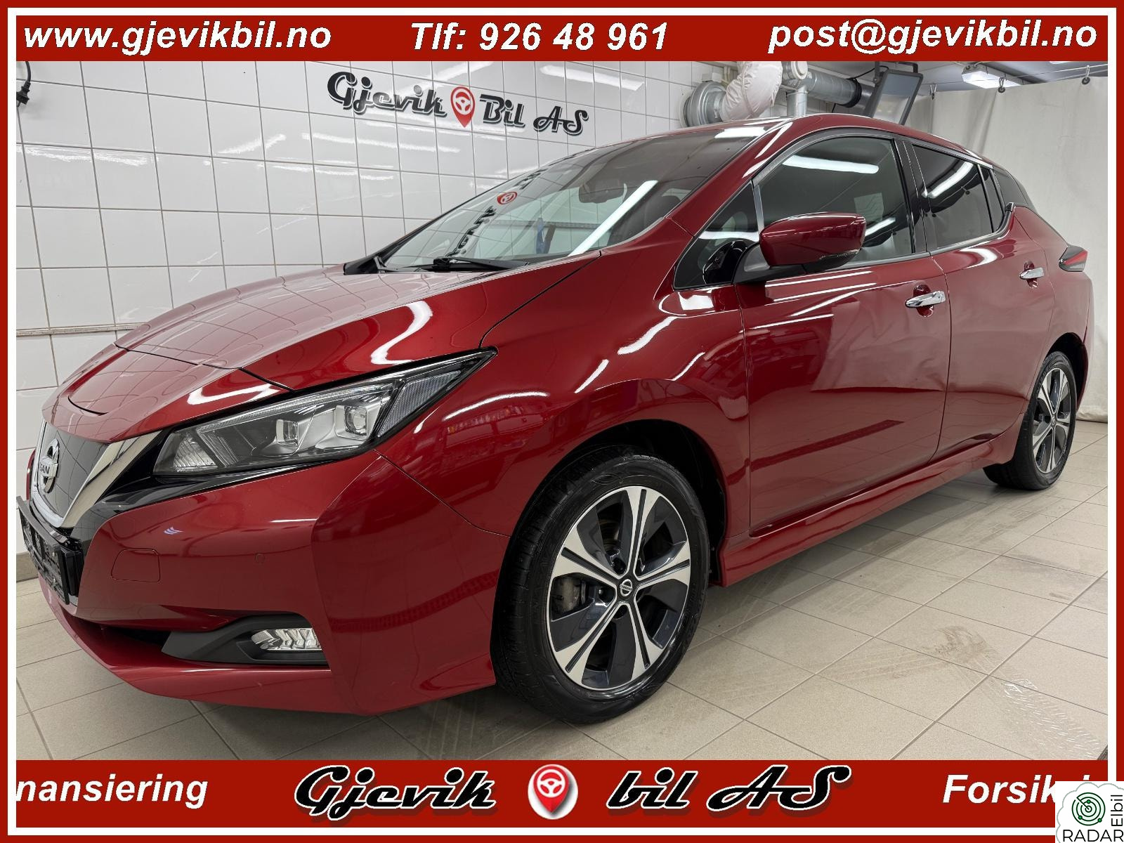 NISSAN LEAF 62kWh 62kWh. N-Conecta med mye utstyr. Alle servicer fulgt.