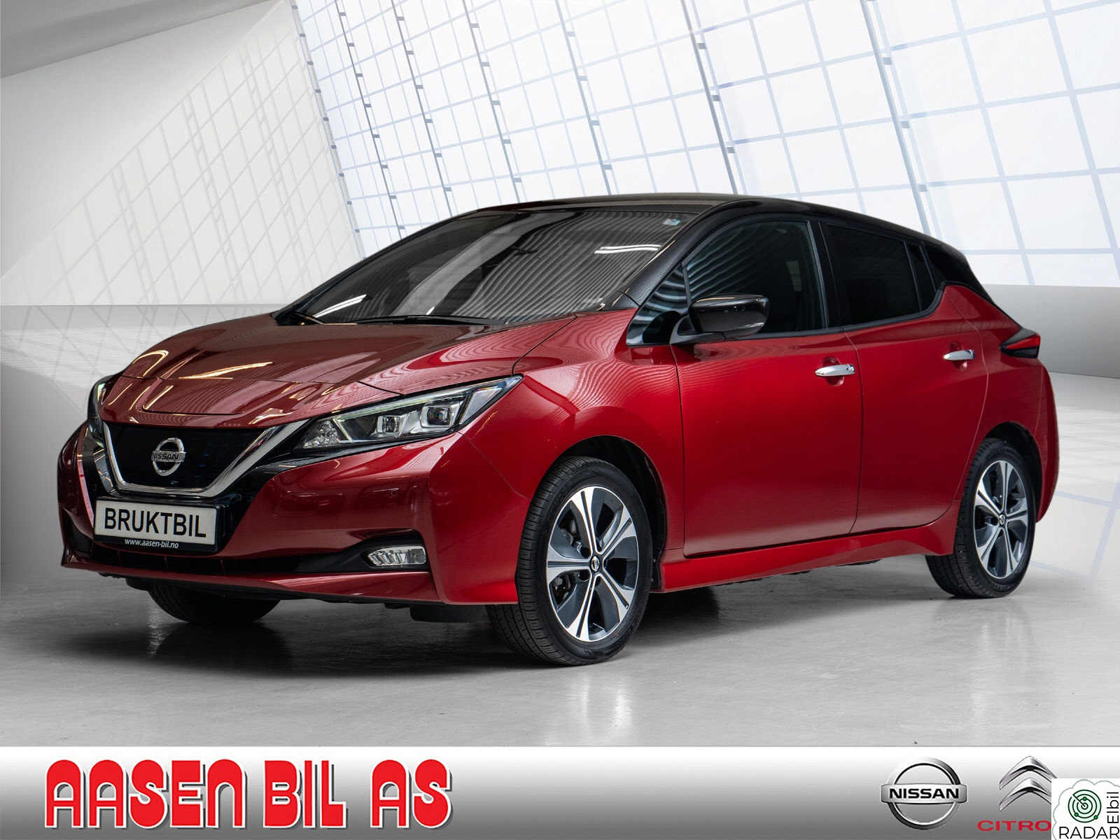 NISSAN LEAF 62kWh 62kWh e+ N-Connecta m/delskinn og utvidet garanti.