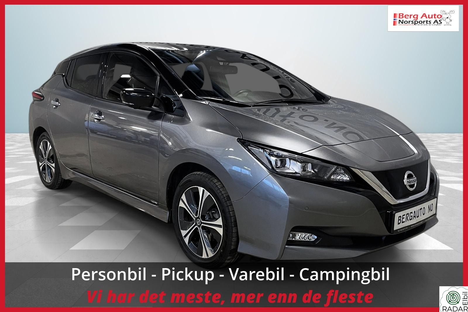 NISSAN LEAF 62kWh e+ 62kWh // DAB+ // Navi // Adapt cruise // Meget pen