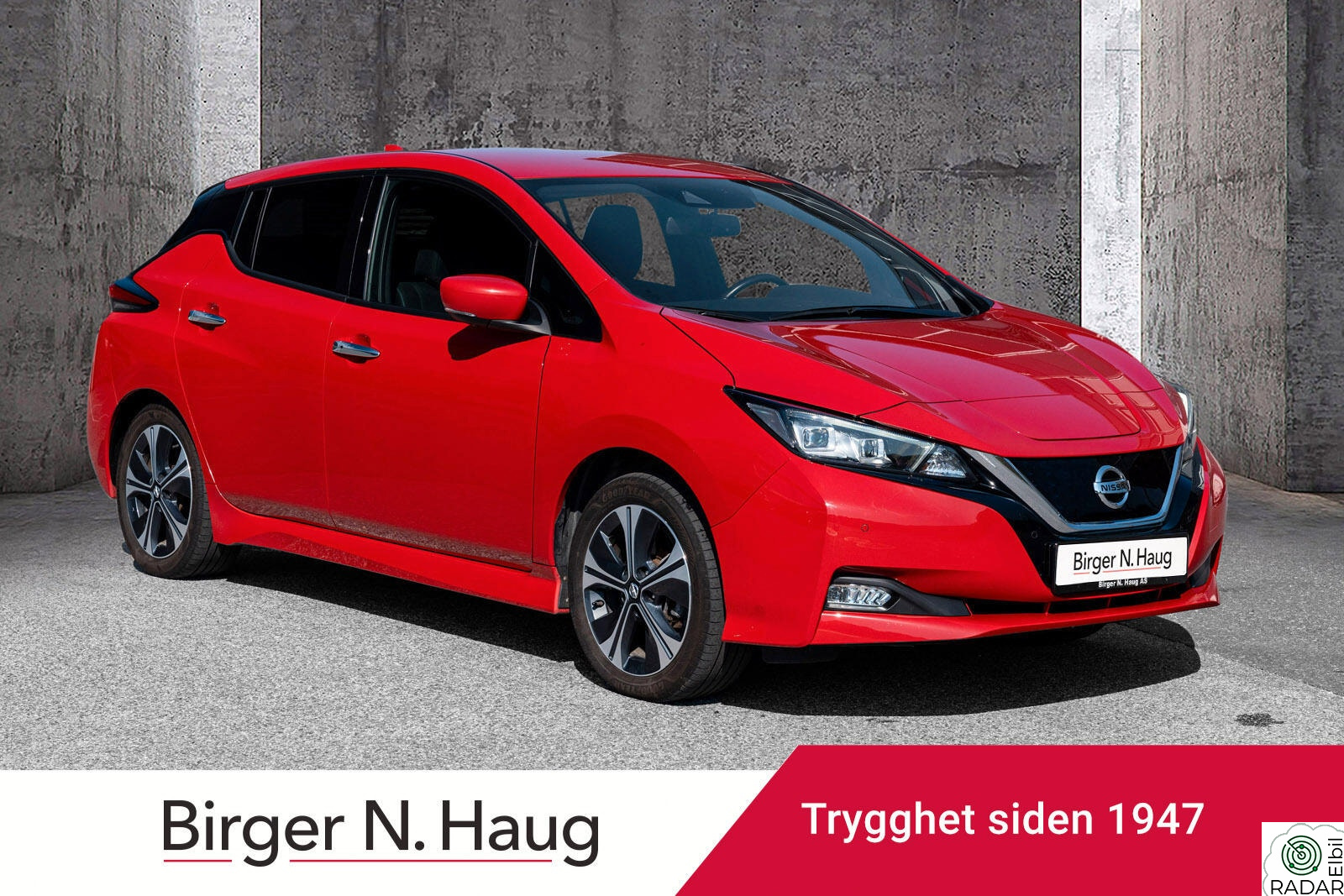 NISSAN Leaf 40kWh 39kWh N-Connecta Velholdt - Mye utstyr - Leveringsklar-