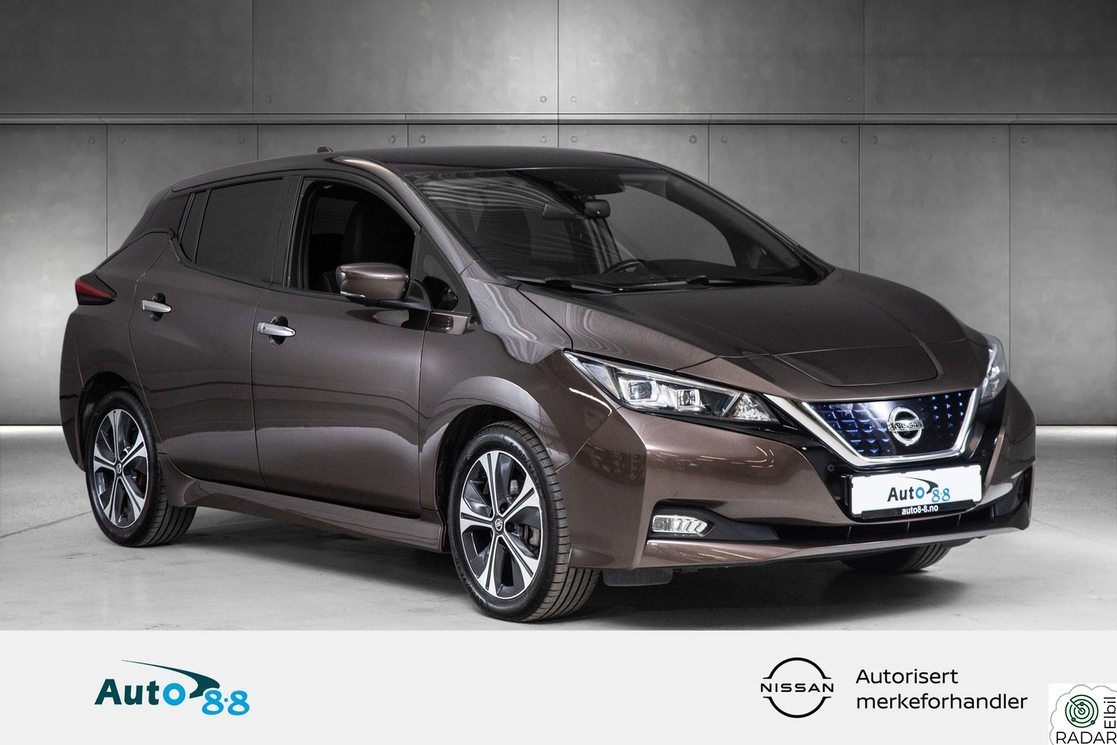 NISSAN Leaf 40kWh 40 kWh/N-CONNECTA/360/BLIS/KEYLESS/ACC/DAB+/VARMEPUMPE