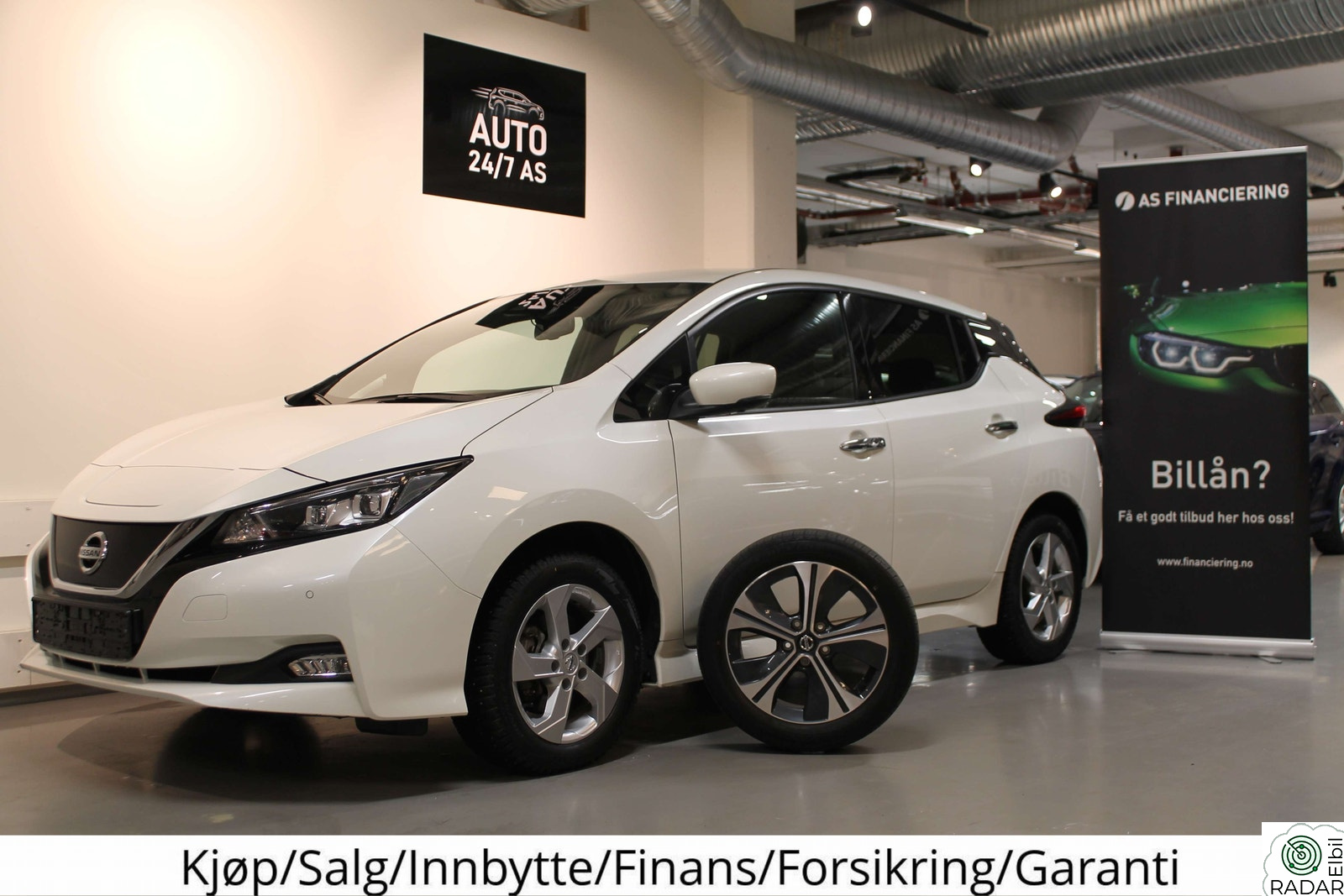 NISSAN LEAF 62kWh Strøken/1-eier/62kWh N-Connecta/Adaptive Cruise/Navi/3