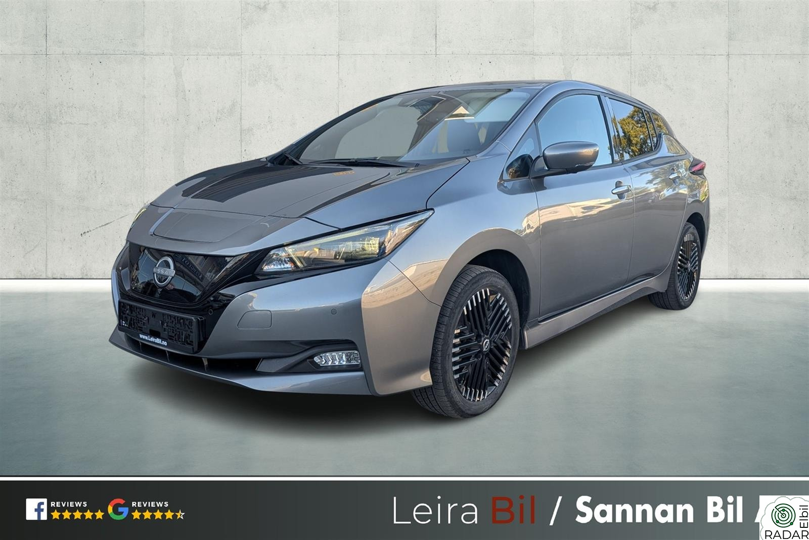 NISSAN LEAF 62kWh 62 kWh N-Connecta **ÉN EIER|360°|RATTVARME|NAVI**