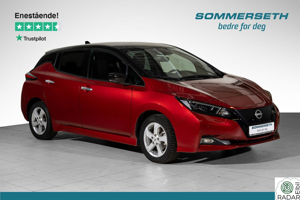 NISSAN LEAF 40kWh Varme i ratt/360kamera/DAB+
