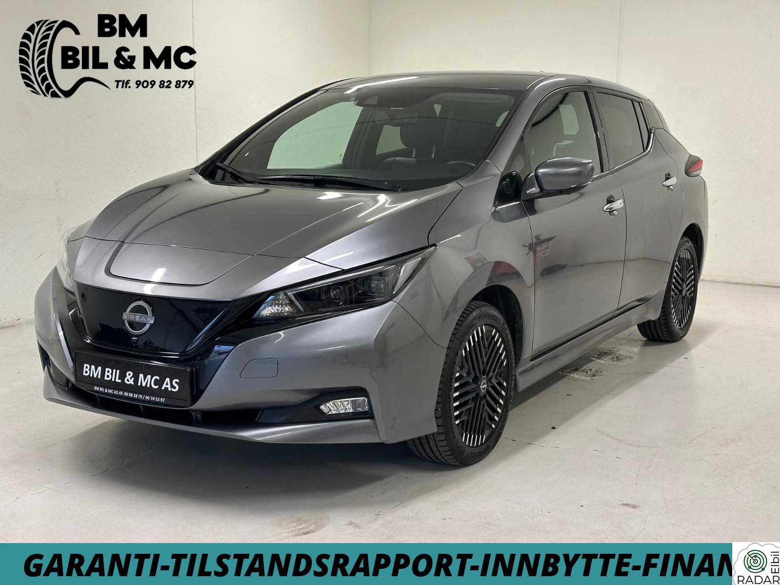NISSAN LEAF 62kWh e+ 59kWh N-218HK-389KM-Connecta-Del skinn-Navi-Kamera