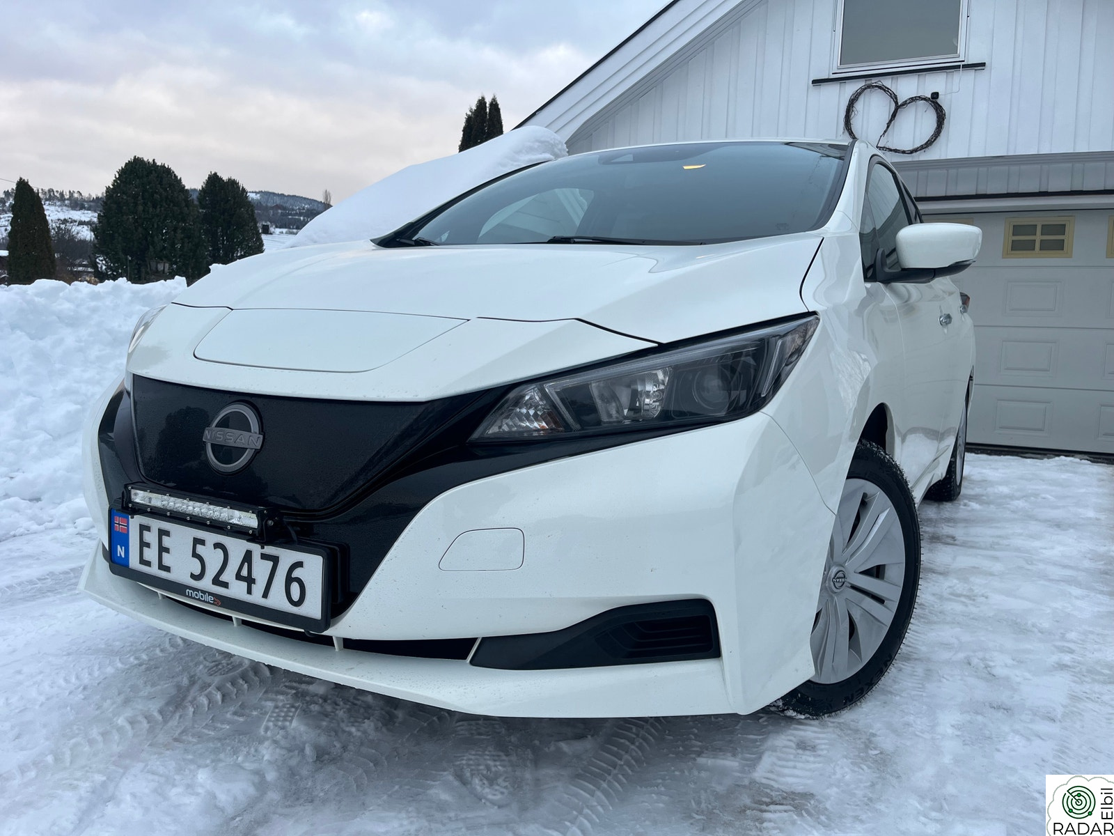 NISSAN LEAF 40kWh Leaf 39 KW Lav km, 1 eiers bil Ledbar mørkeruter