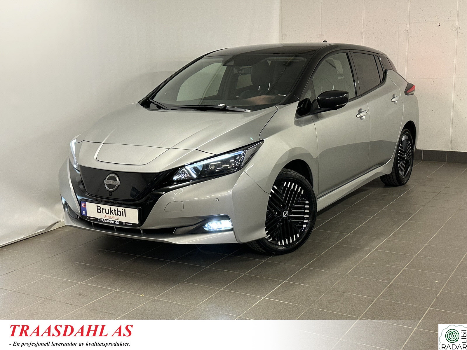 NISSAN LEAF 62kWh e+ 59kWh Tekna 385km WLTP/Topputgave/Skinn/ACC/2-tone