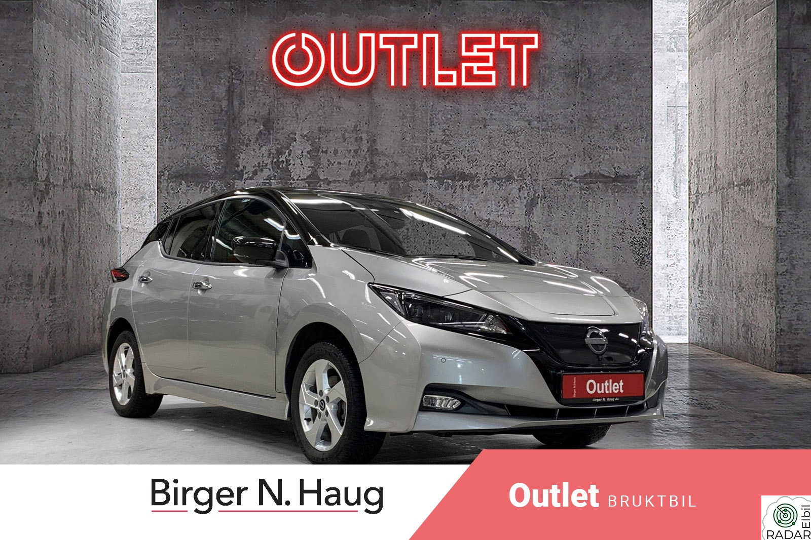 NISSAN LEAF 62kWh e+ 59kWh N-Connecta /Outlet/Rattvarme/Acc/Appstyring/